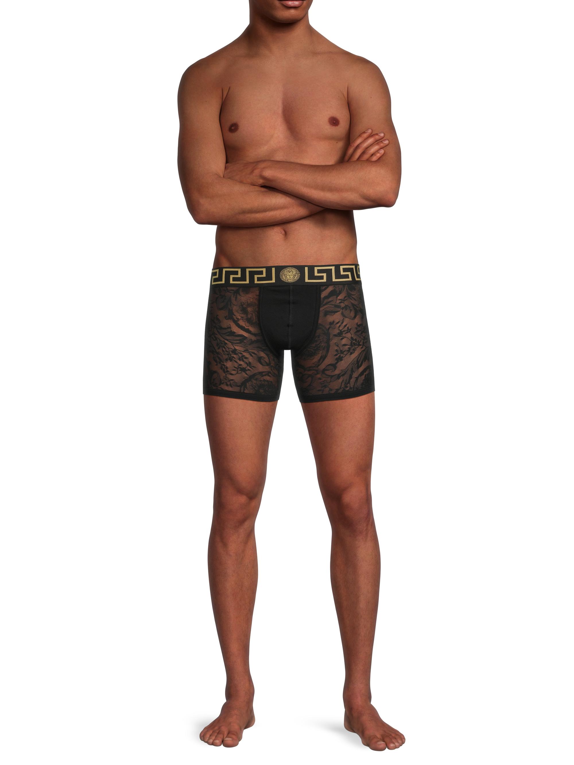 Versace Parigamba Intimo Greca Boxer Brief | Saks Fifth Avenue