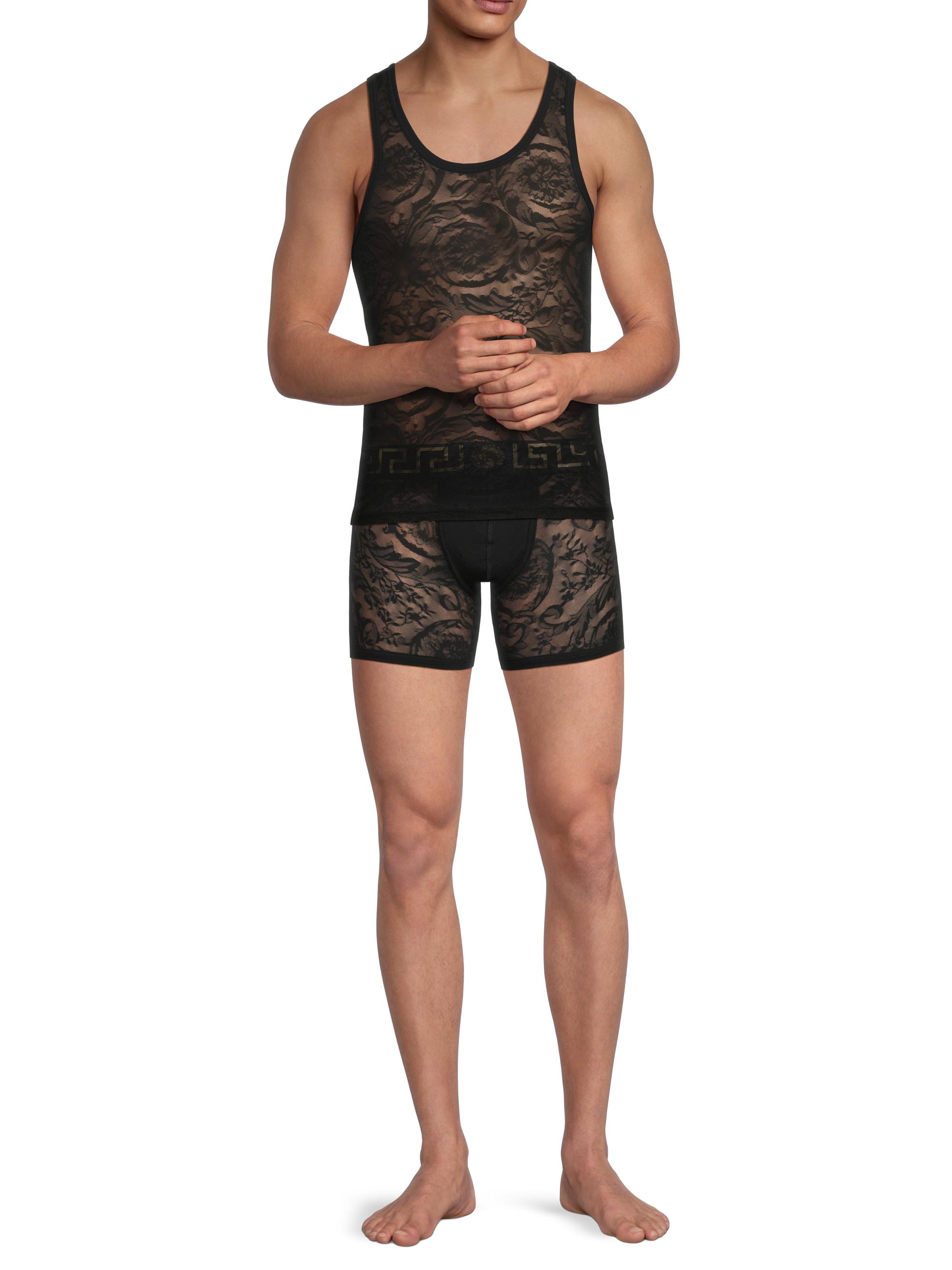 Versace Barocco Sheer Lace Tank | Saks Fifth Avenue