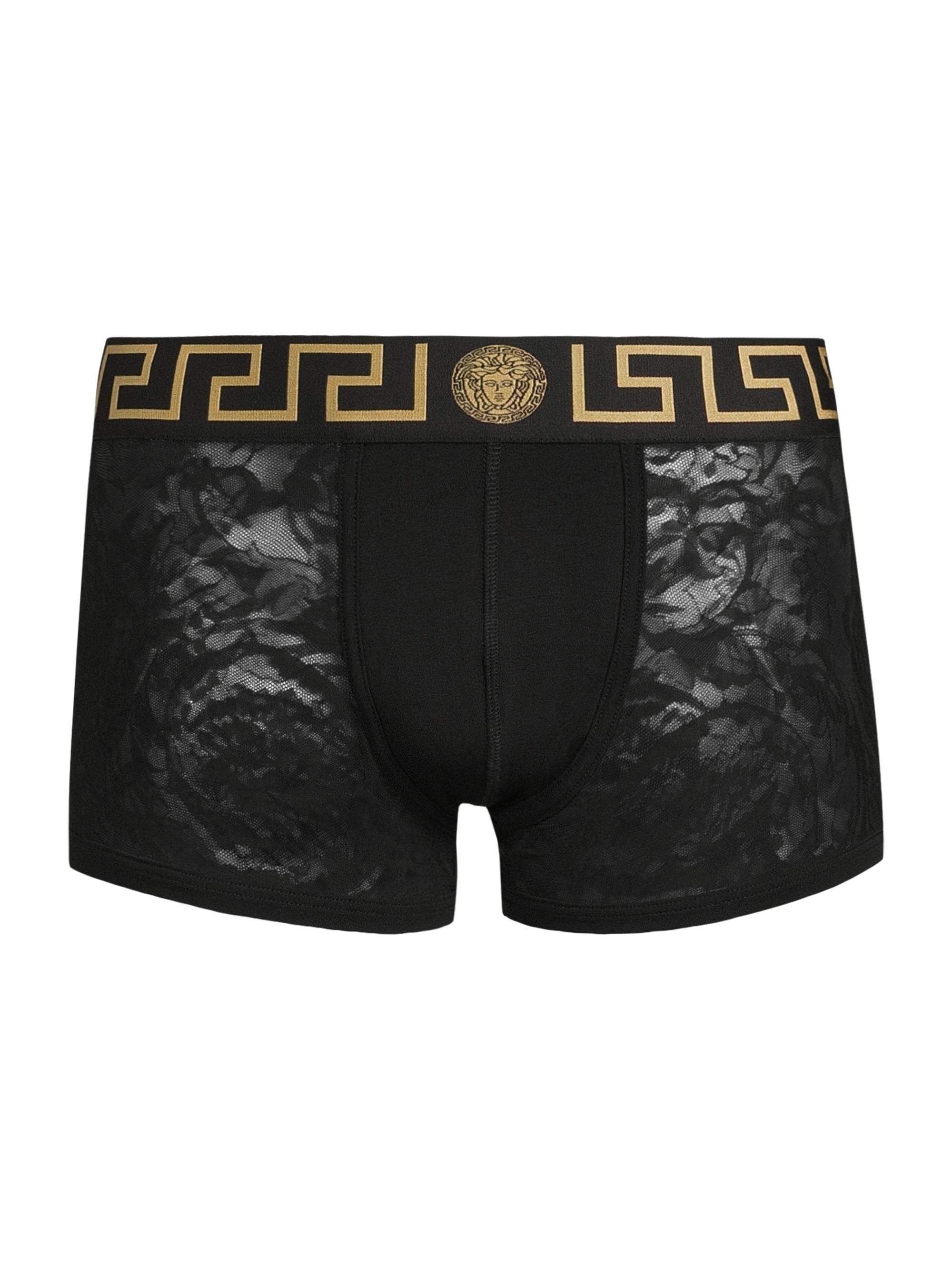 Versace Greca Waistband Jersey Trunks | Saks Fifth Avenue