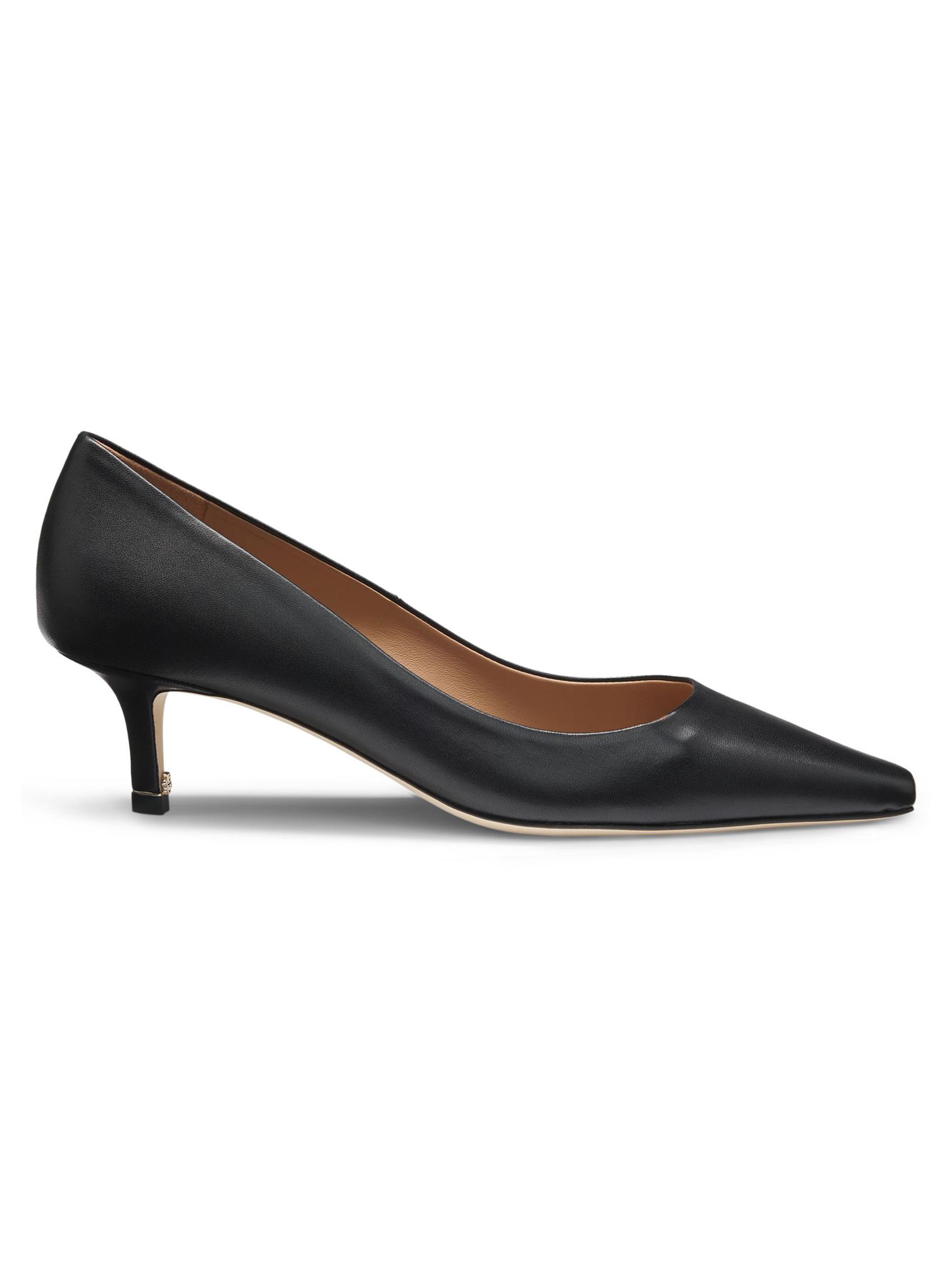 BOSS Women's Nappa-Leather Pumps with Double B Monogram - Black