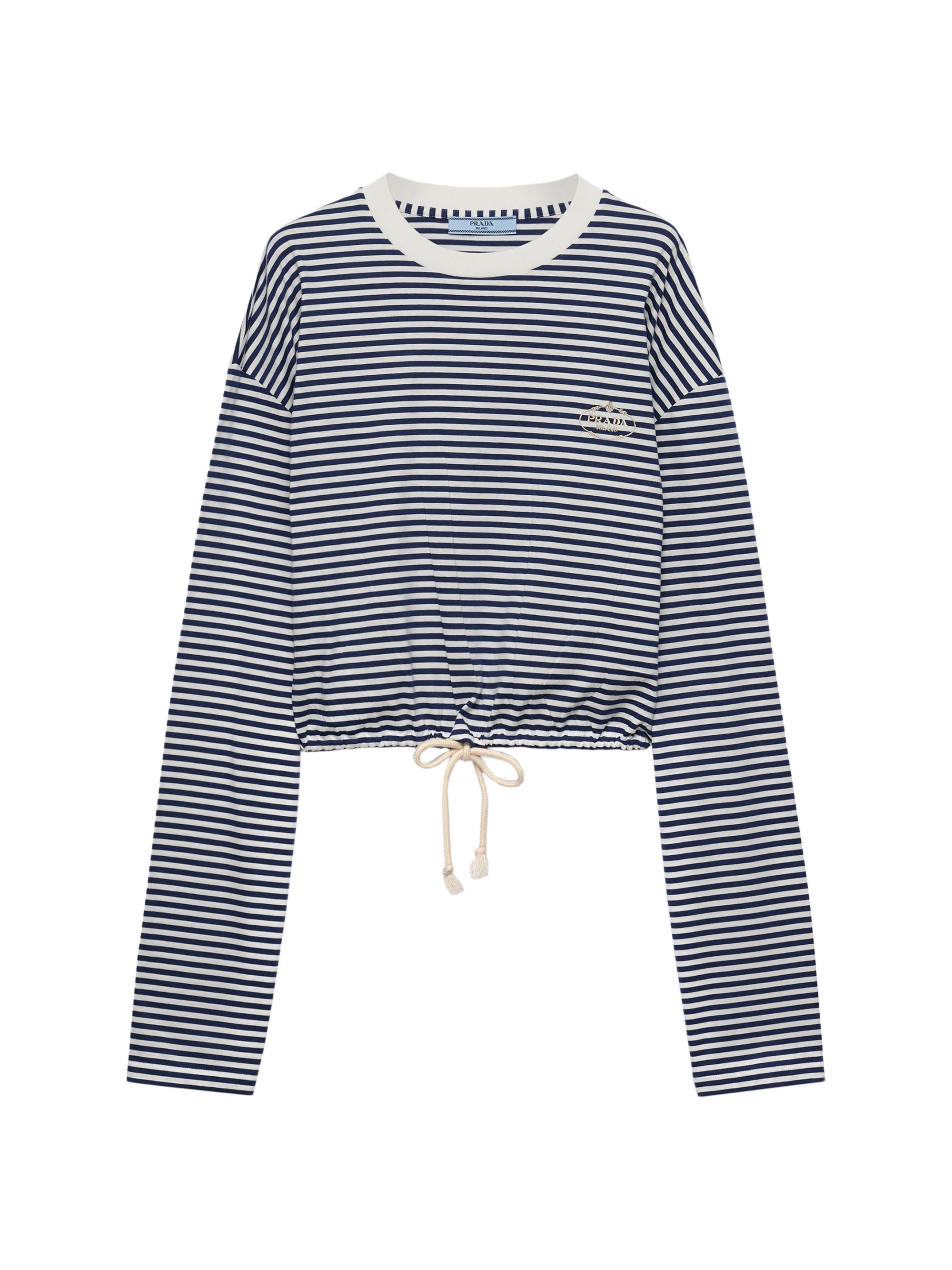 Prada Embroidered Striped Shirt | Saks Fifth Avenue