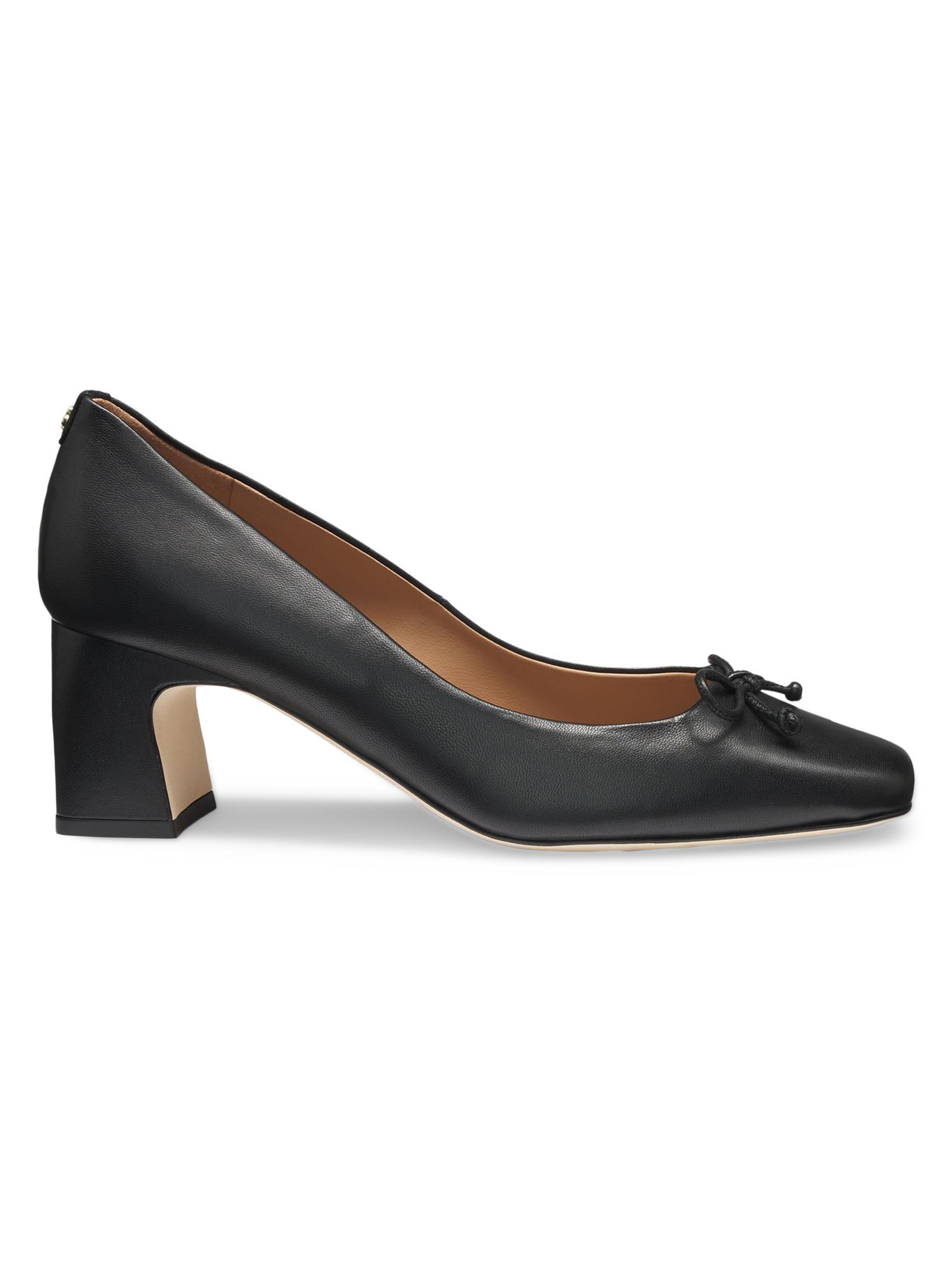 BOSS Women's Heeled Pumps in Nappa Leather - Black