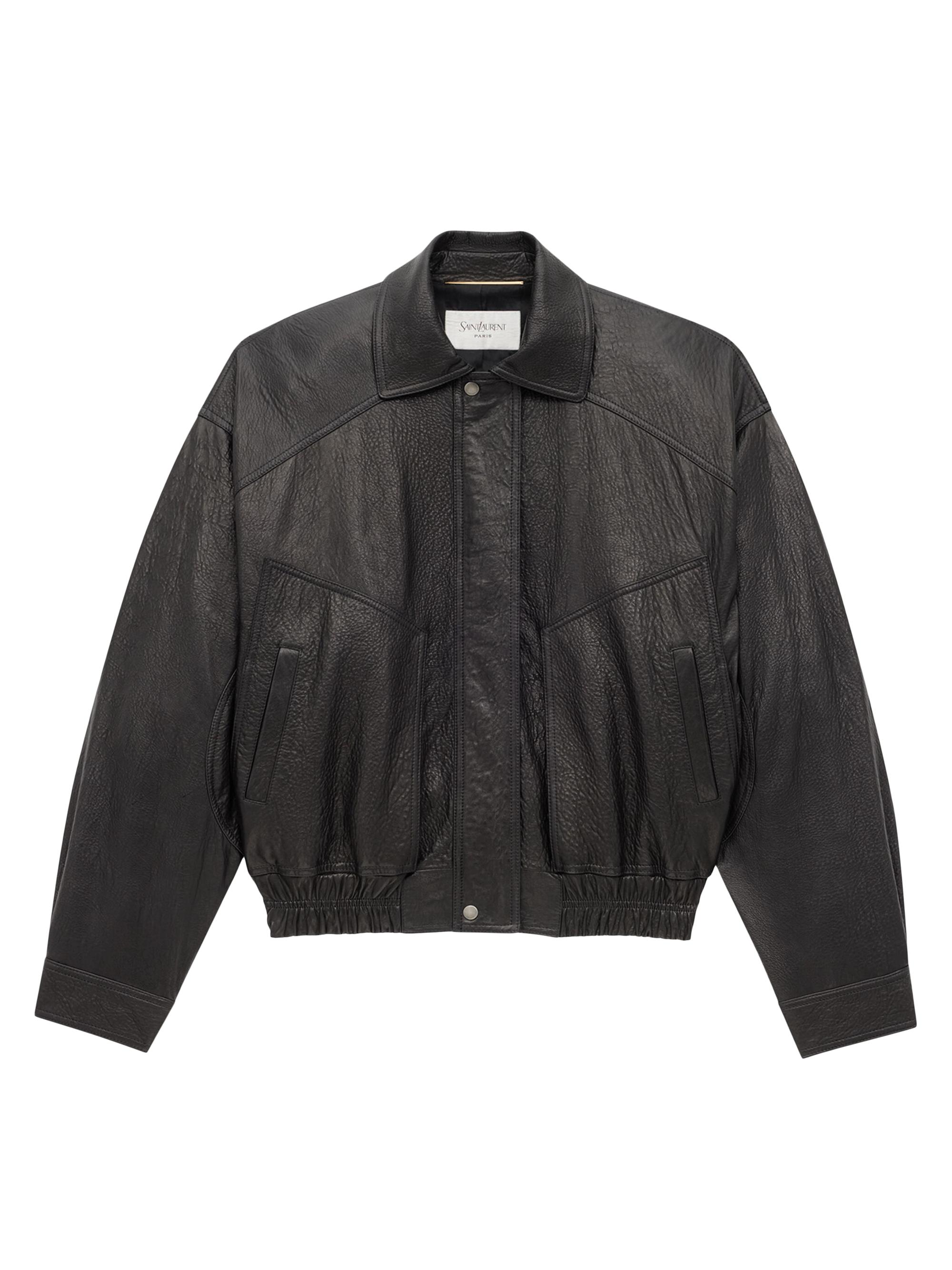 Saint Laurent Bomber Jacket in Lambskin | Saks Fifth Avenue