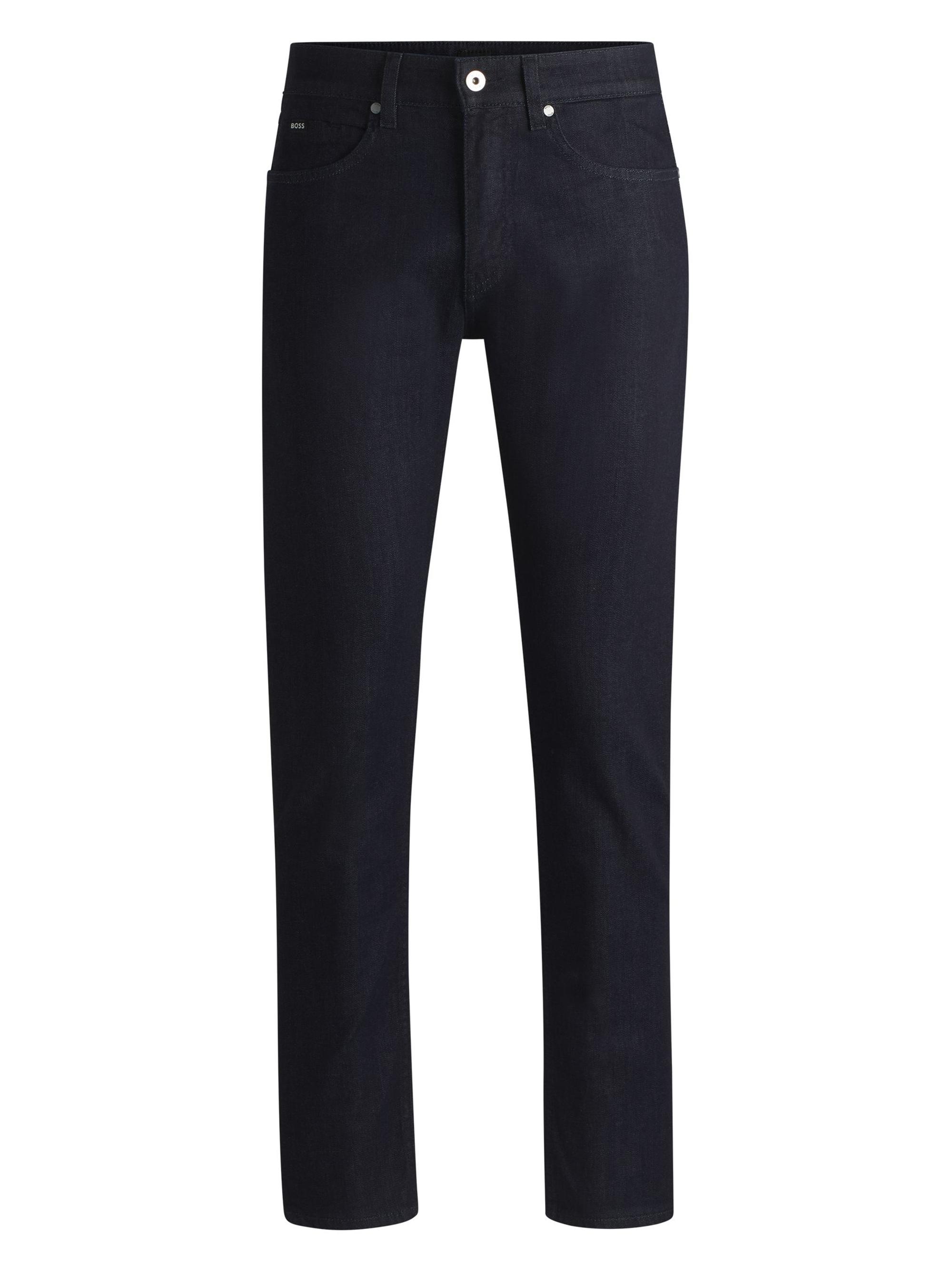 BOSS Men's Delaware Slim-Fit Jeans in Stretch Denim - Dark Blue