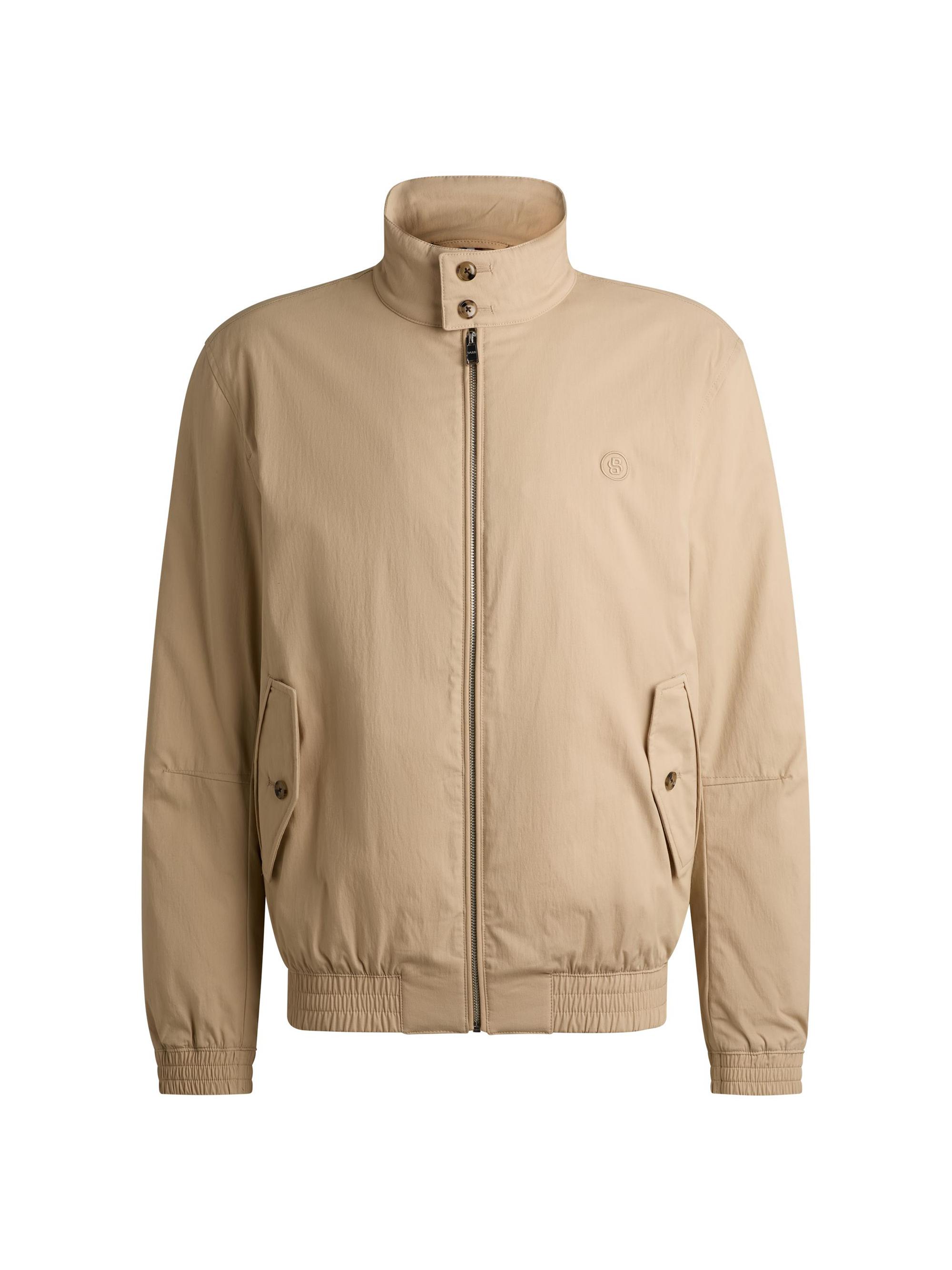 BOSS Men's Jacket with Double B Monogram - Light Beige