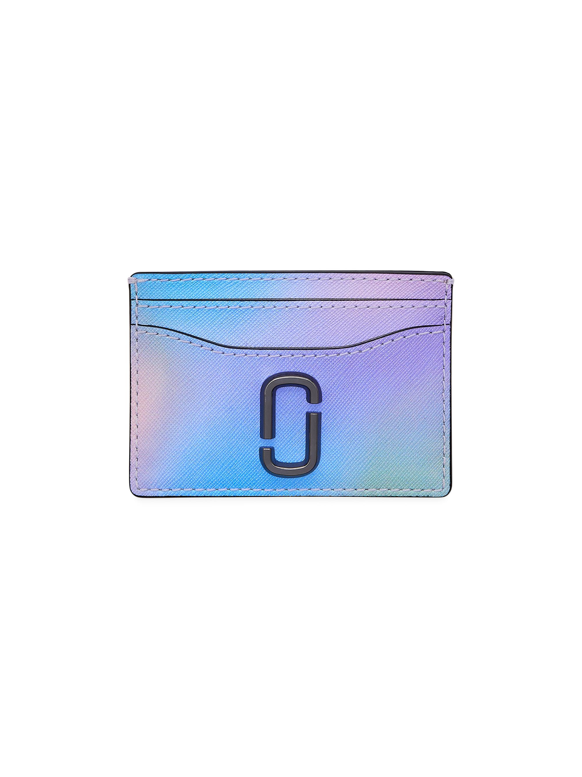 Marc Jacobs Women's The Split Leather Card Case - Blue Multi