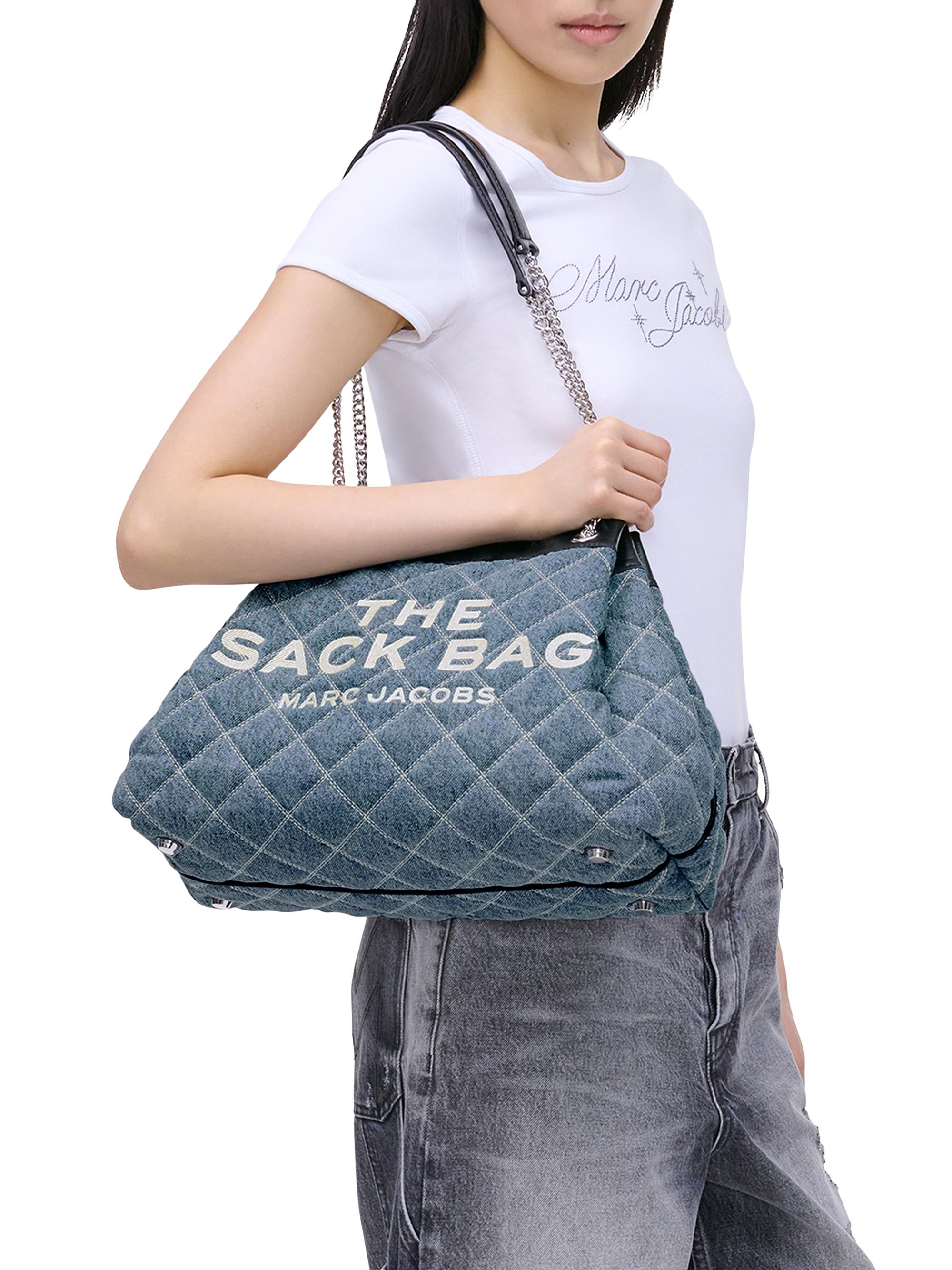 MARC JACOBS THE SACK BAG シルバー　新作　新品 MARC JACOBS THE SACK BAG シルバー新作新品