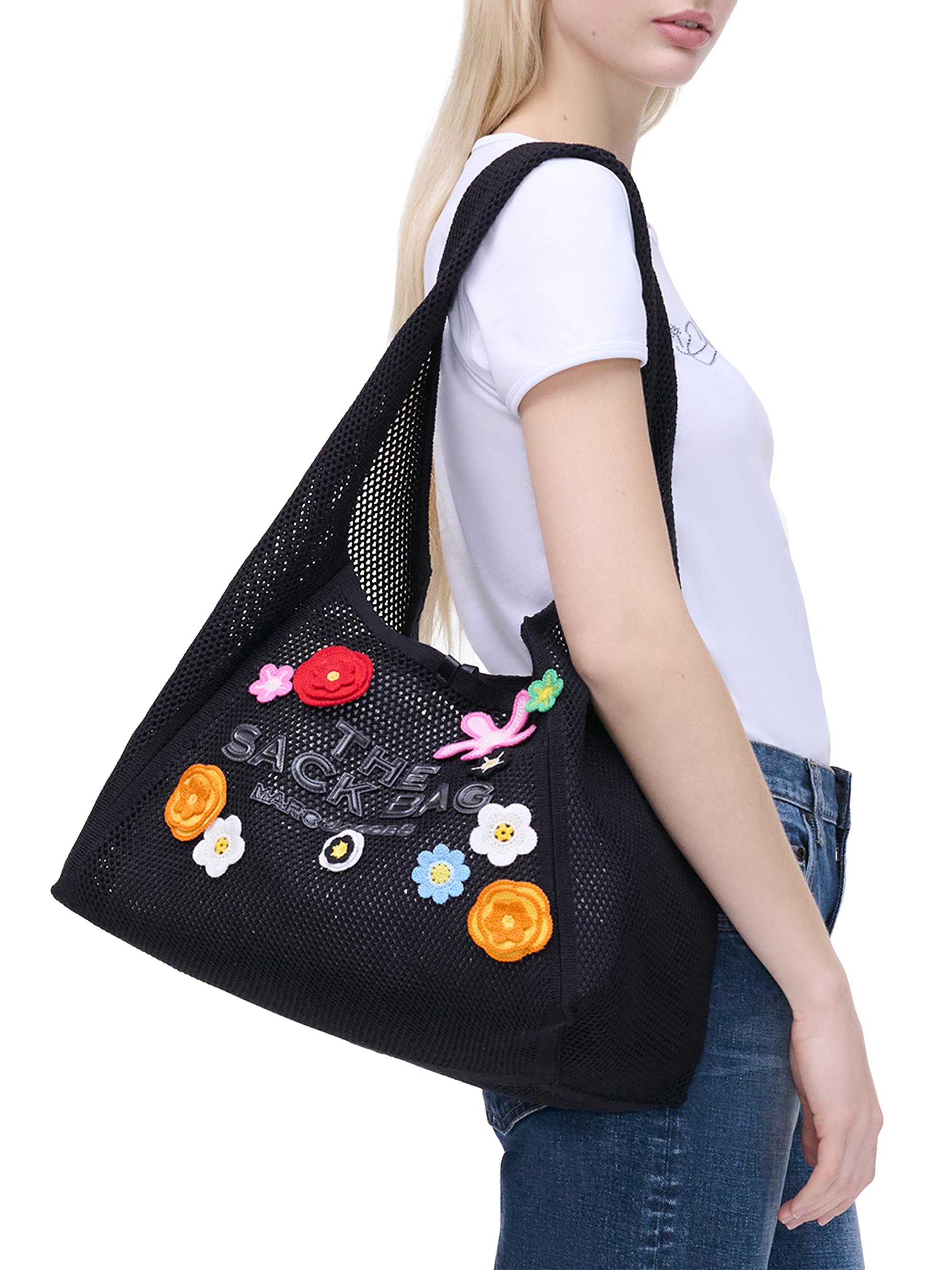 Marc Jacobs Women's Daisy Crochet Sack Bag - Black Multi