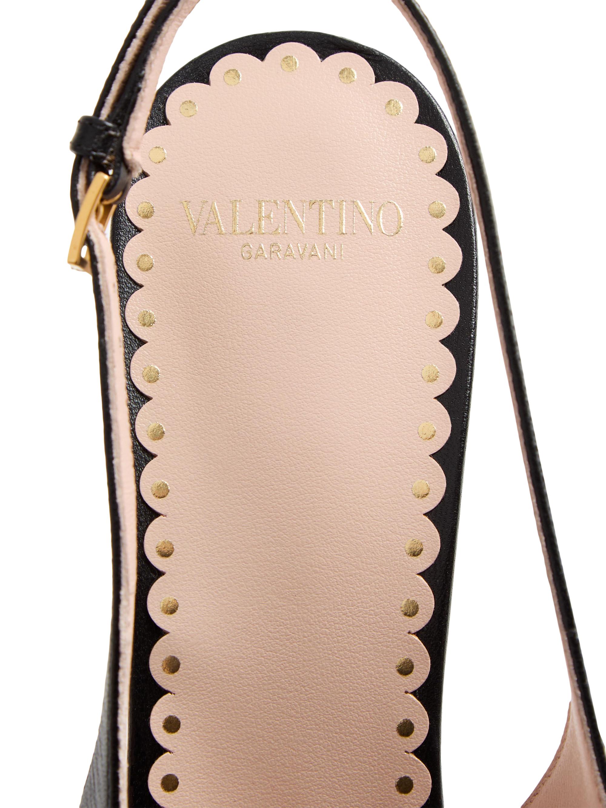 Valentino Garavani Bepointy Slingback Pumps 80MM in Patent Leather