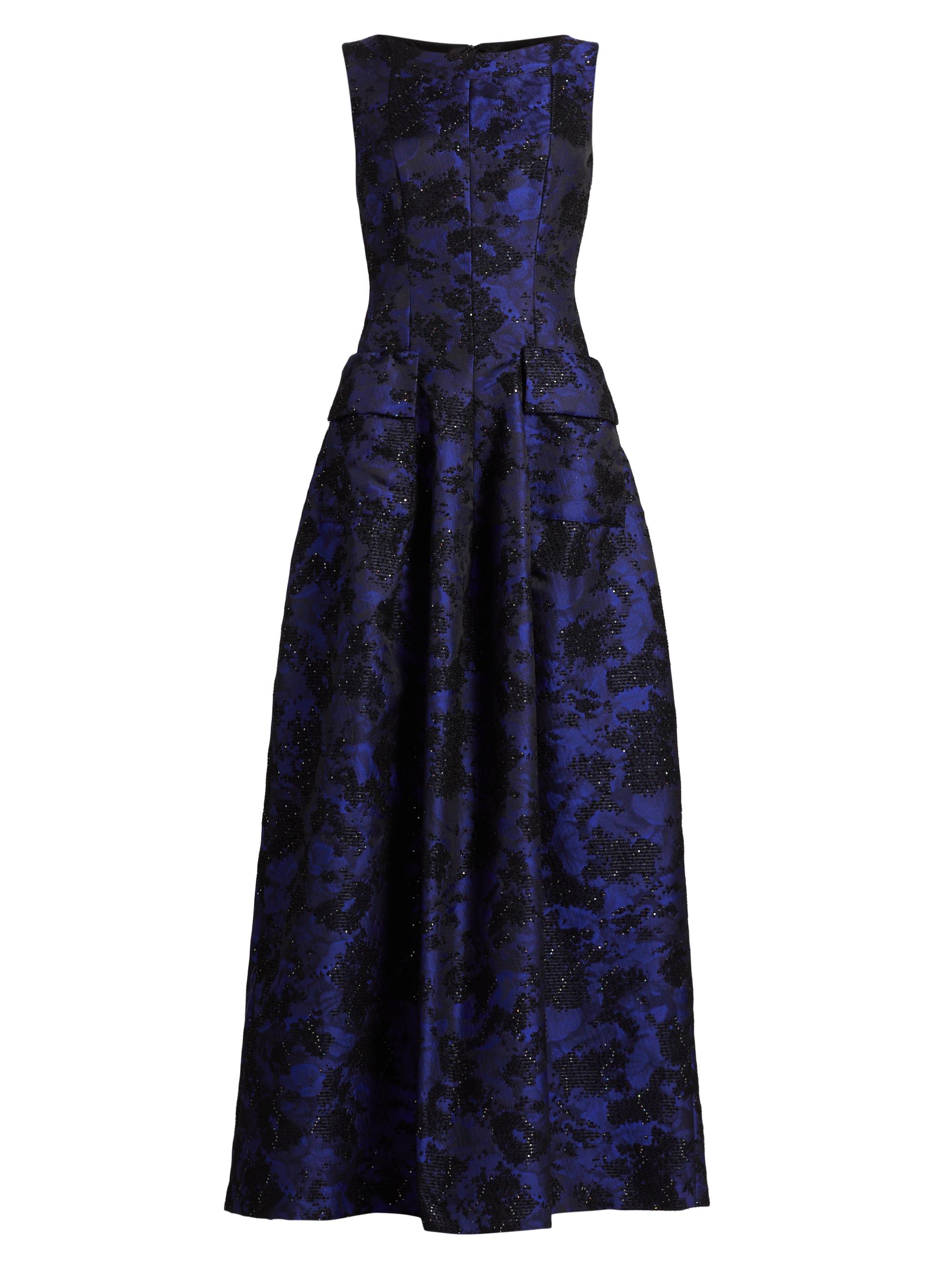 Talbot Runhof Women's Jacquard Sleeveless Gown - Enzian