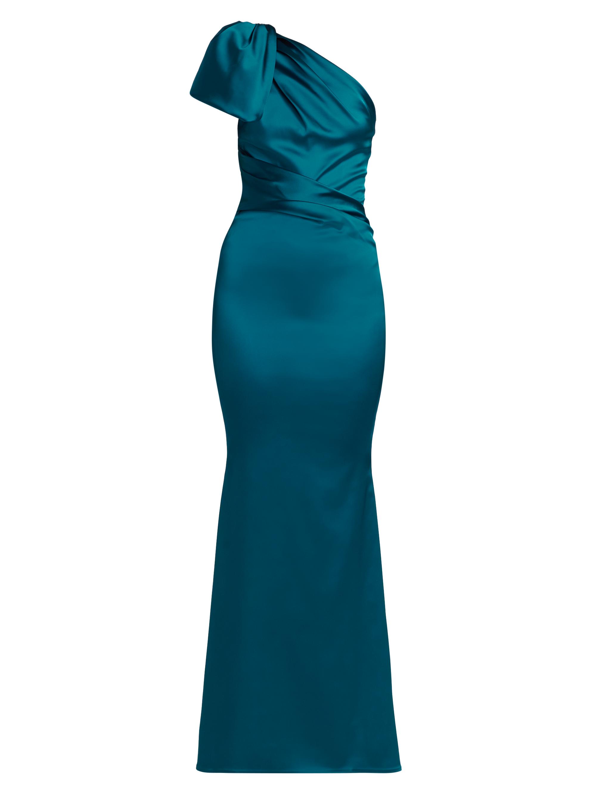 Talbot Runhof Women's One-Shoulder Mermaid Gown - Dragonfly