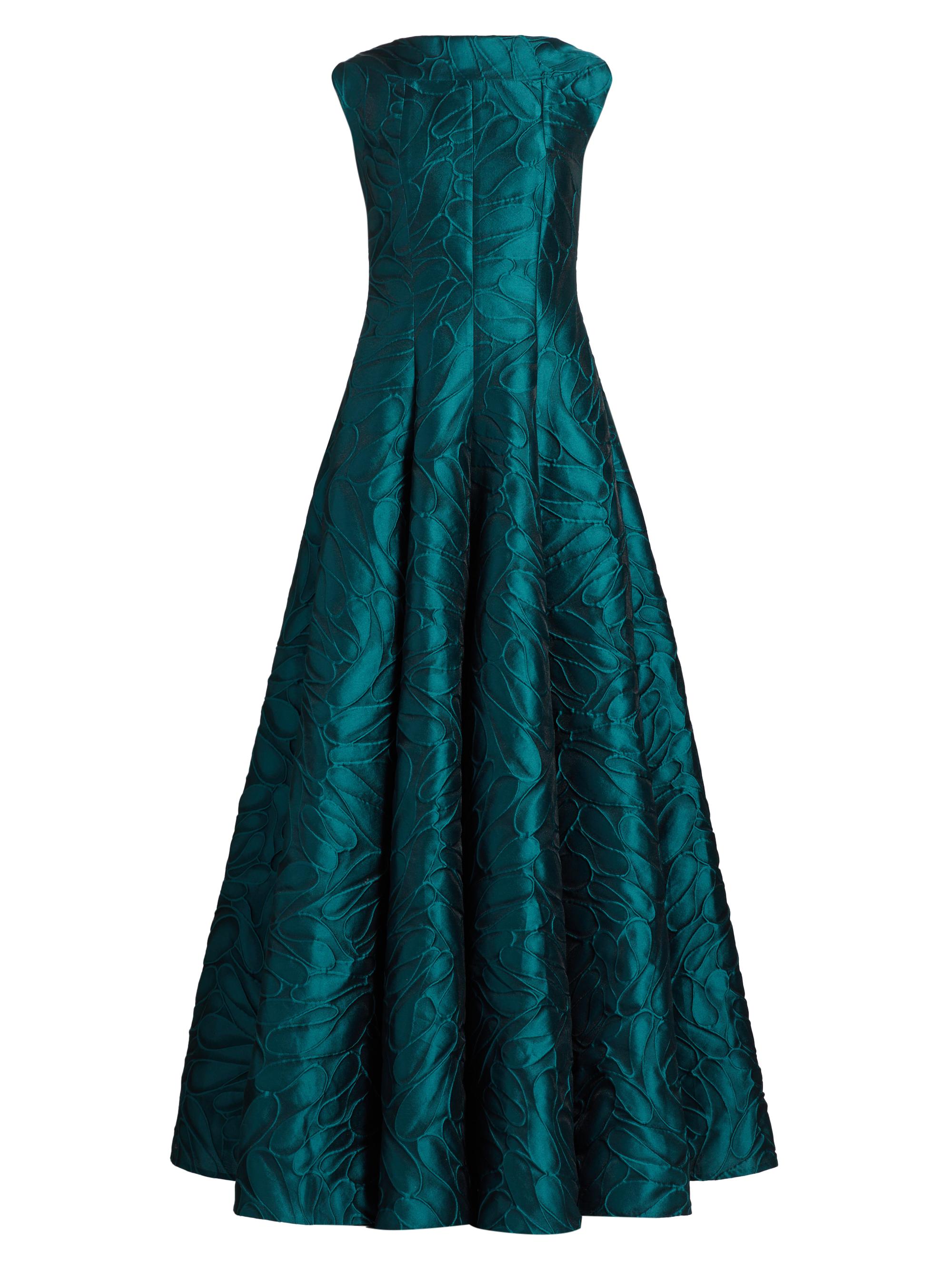 Talbot Runhof Women's Jacquard A-Line Gown - Dragonfly