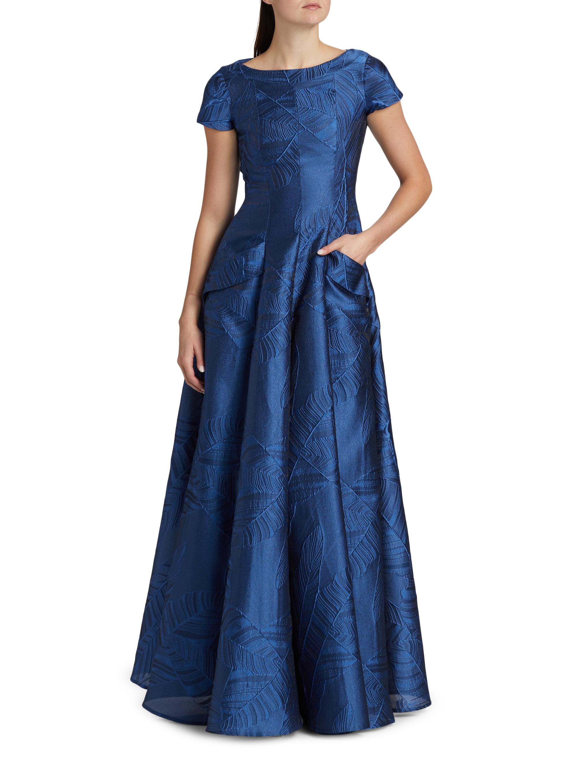 talbot runhof a line dresses Off-shoulder A-line Dress