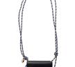 Card Holder with Leather Shoulder Strap