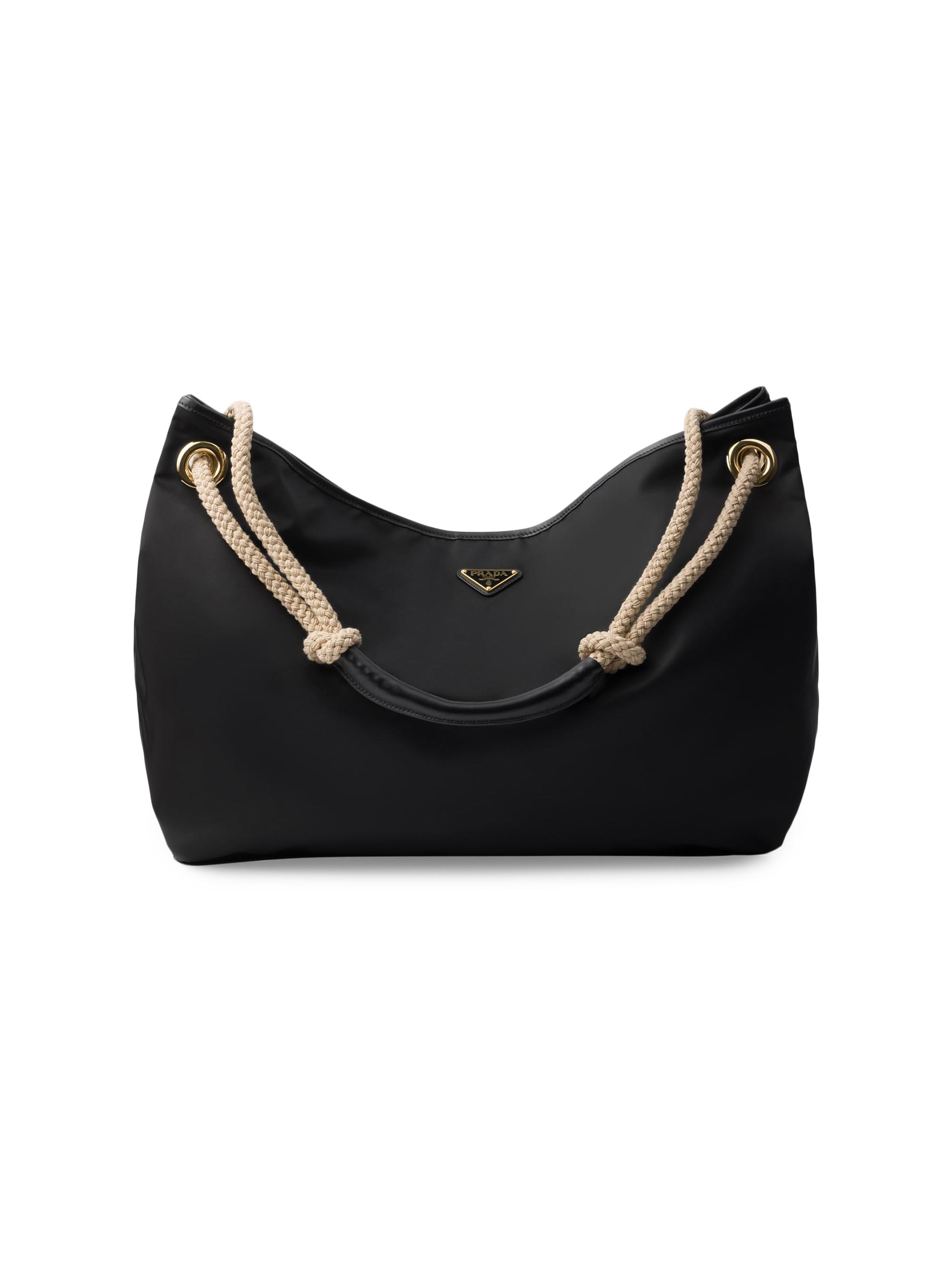 Prada Women's Mariner  Re-Nylon Shoulder Bag - Black
