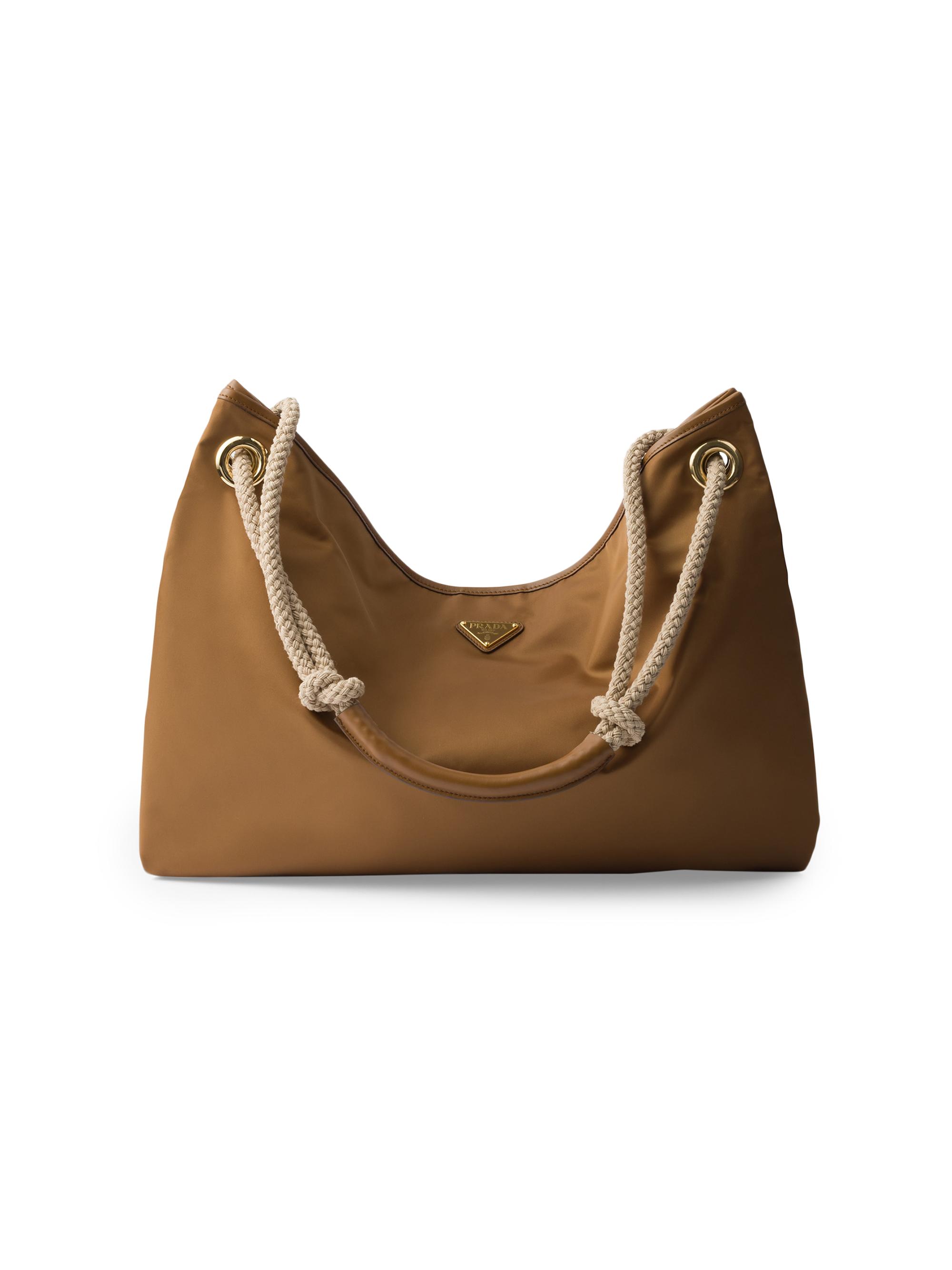Prada Women's Mariner  Re-Nylon Shoulder Bag - Brown - Women's Bags