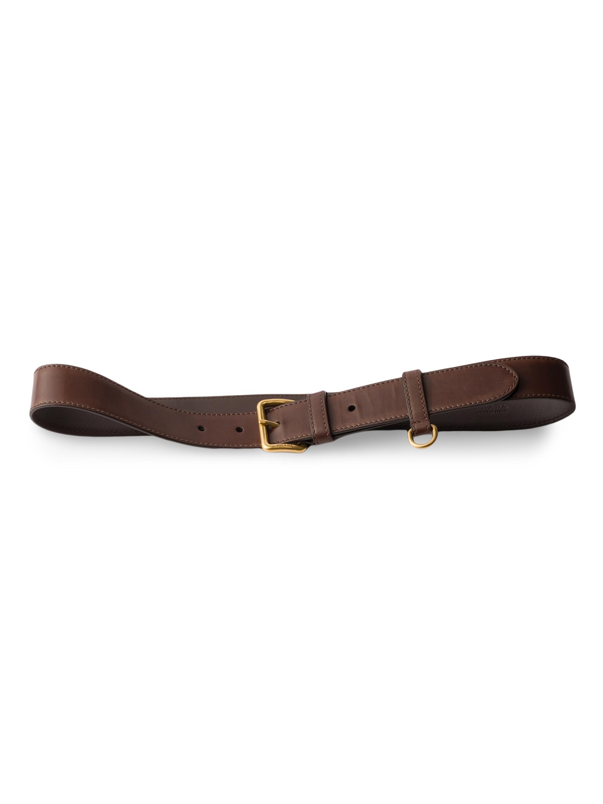 Miu Miu Calf Hair Leather Belt | Saks Fifth Avenue