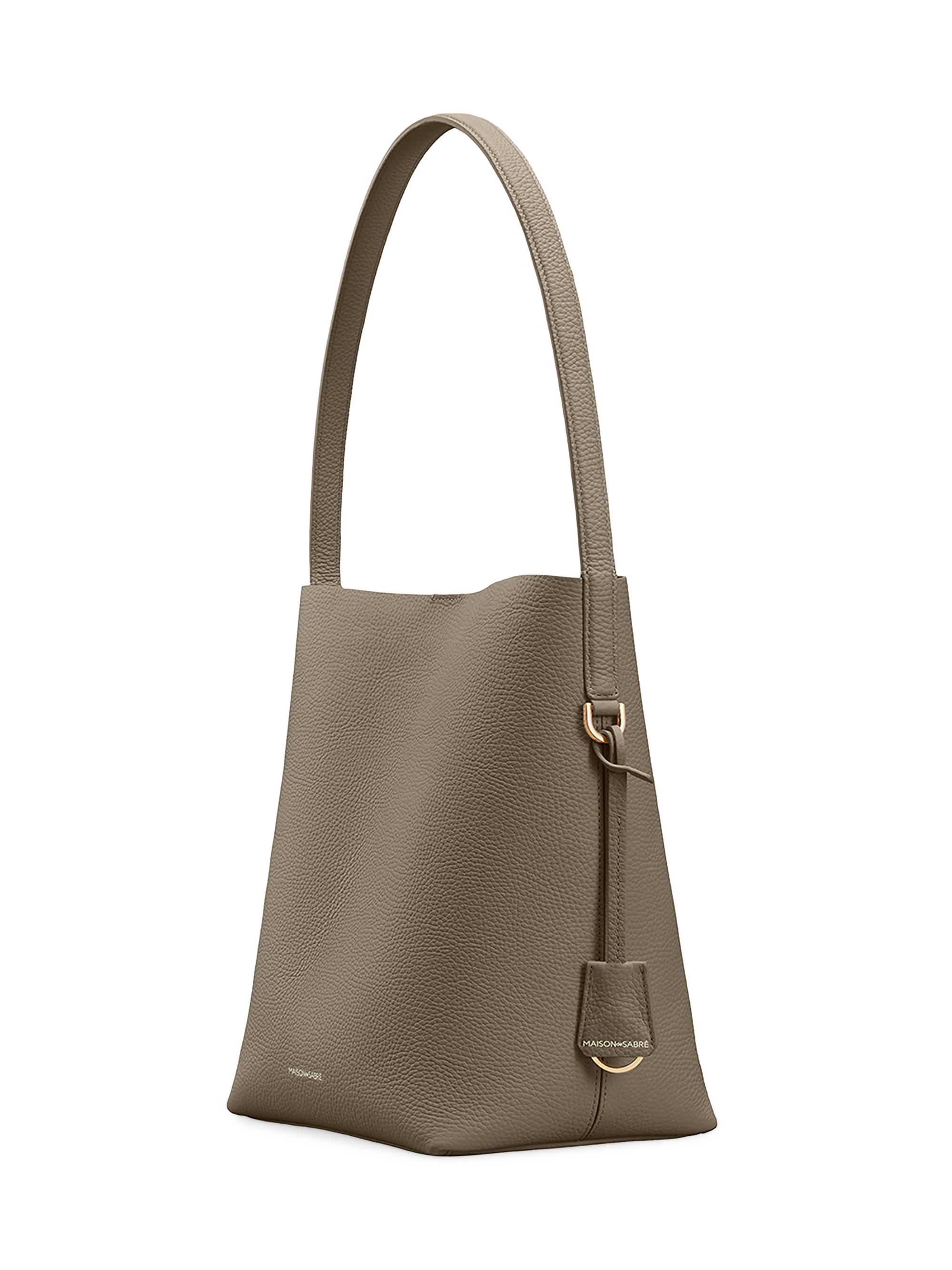 Maison de Sabre Leather Bucket Soft Tote Bag | Saks Fifth Avenue