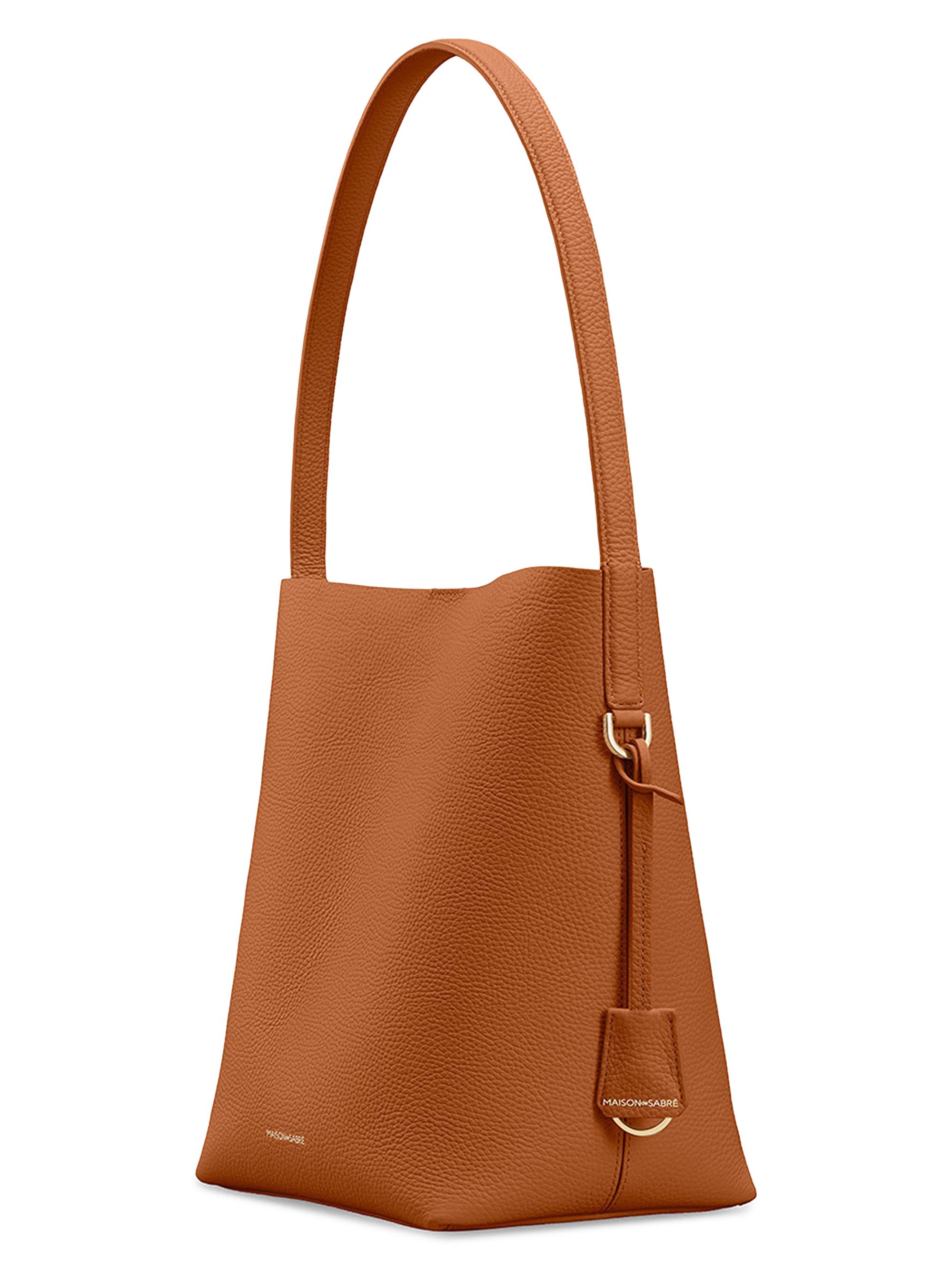Maison de Sabre Leather Bucket Soft Tote Bag | Saks Fifth Avenue