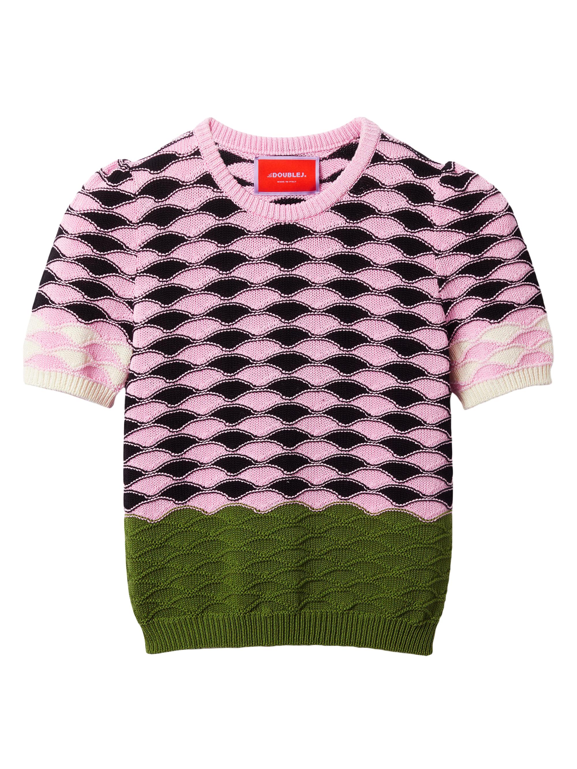 La DoubleJ Women's Sunset Tee - Multicolor Pink