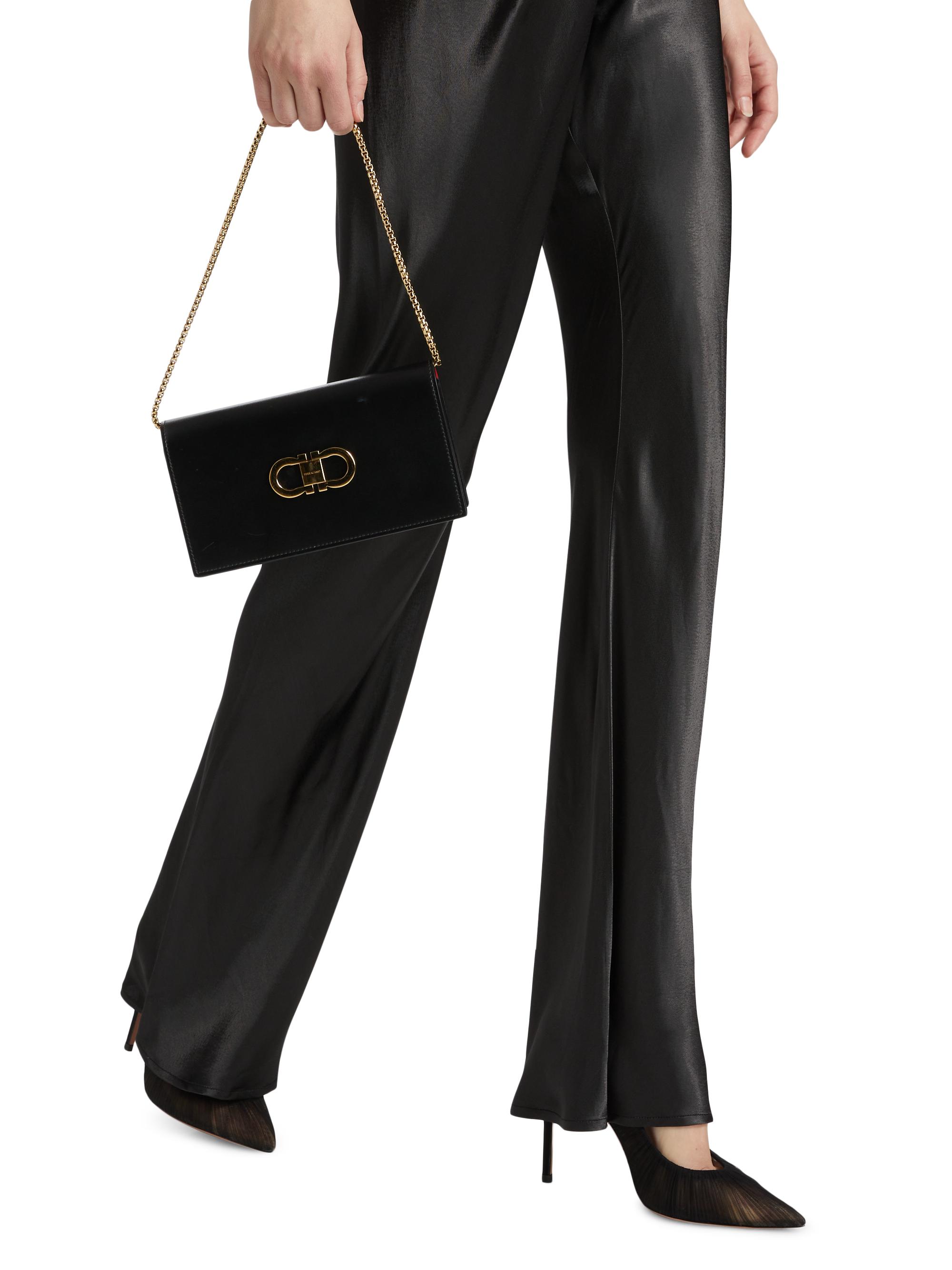 Lamarque Women's Emile Satin Relaxed-Fit Pants - Black | Thumbnail 6