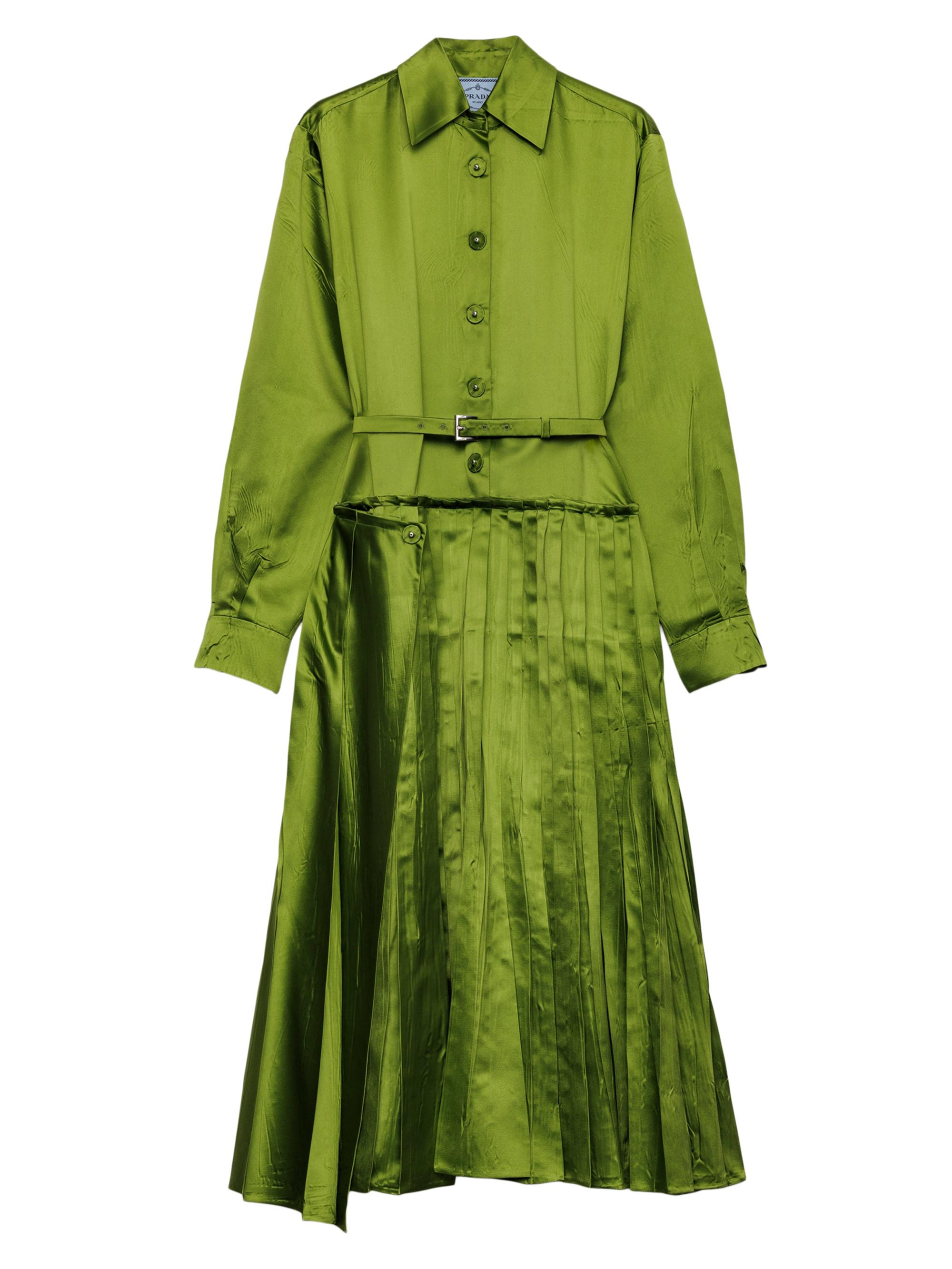 Prada Women's Old Duchesse Dress - Green