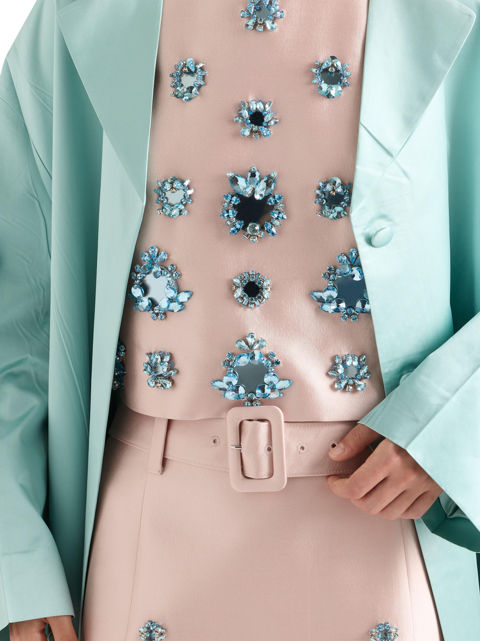 Prada Embroidered Silk and Wool Top | Saks Fifth Avenue