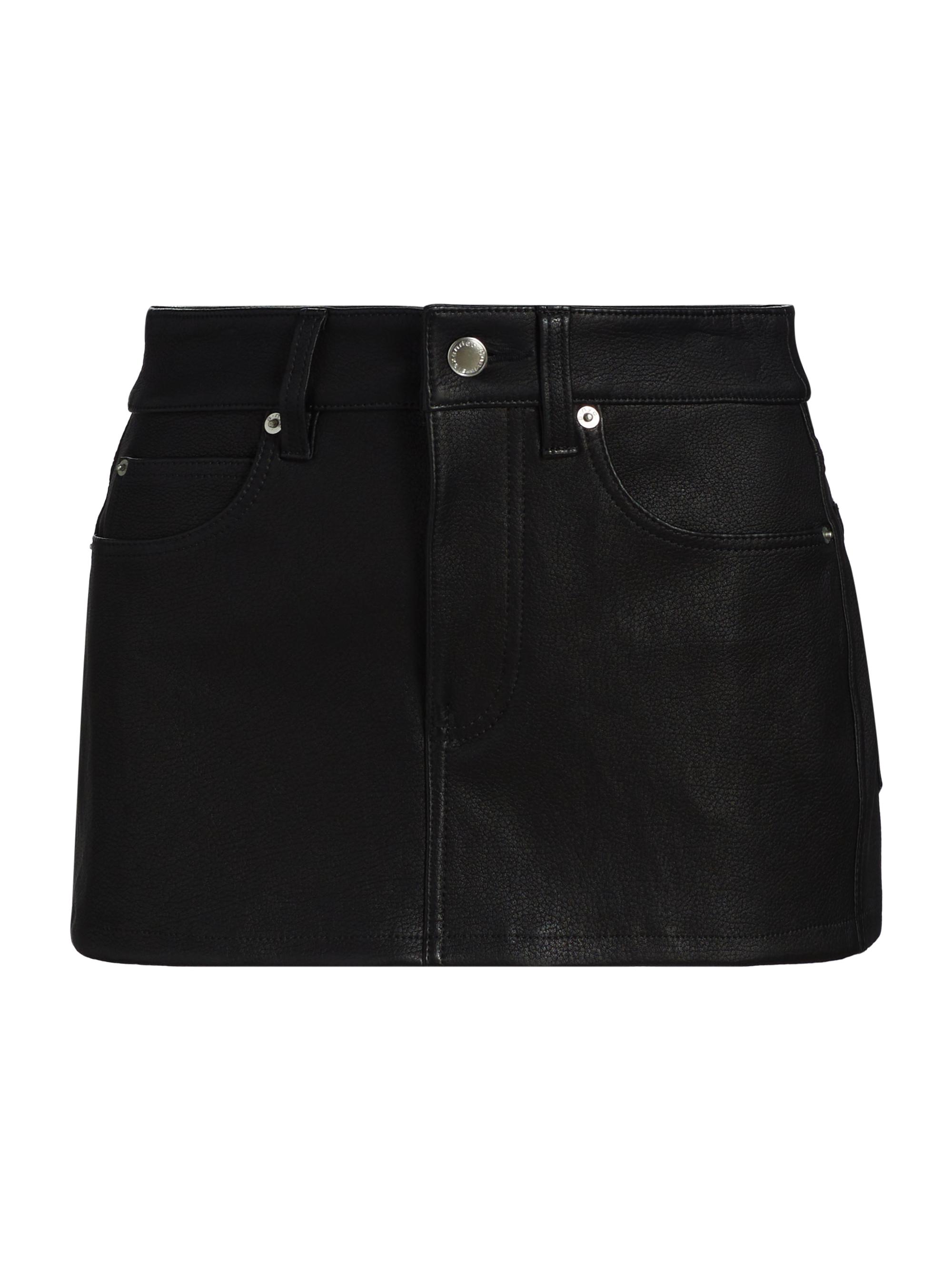 Alexander Wang Rhinestone Drawcord Cotton Terry Miniskirt | Saks
