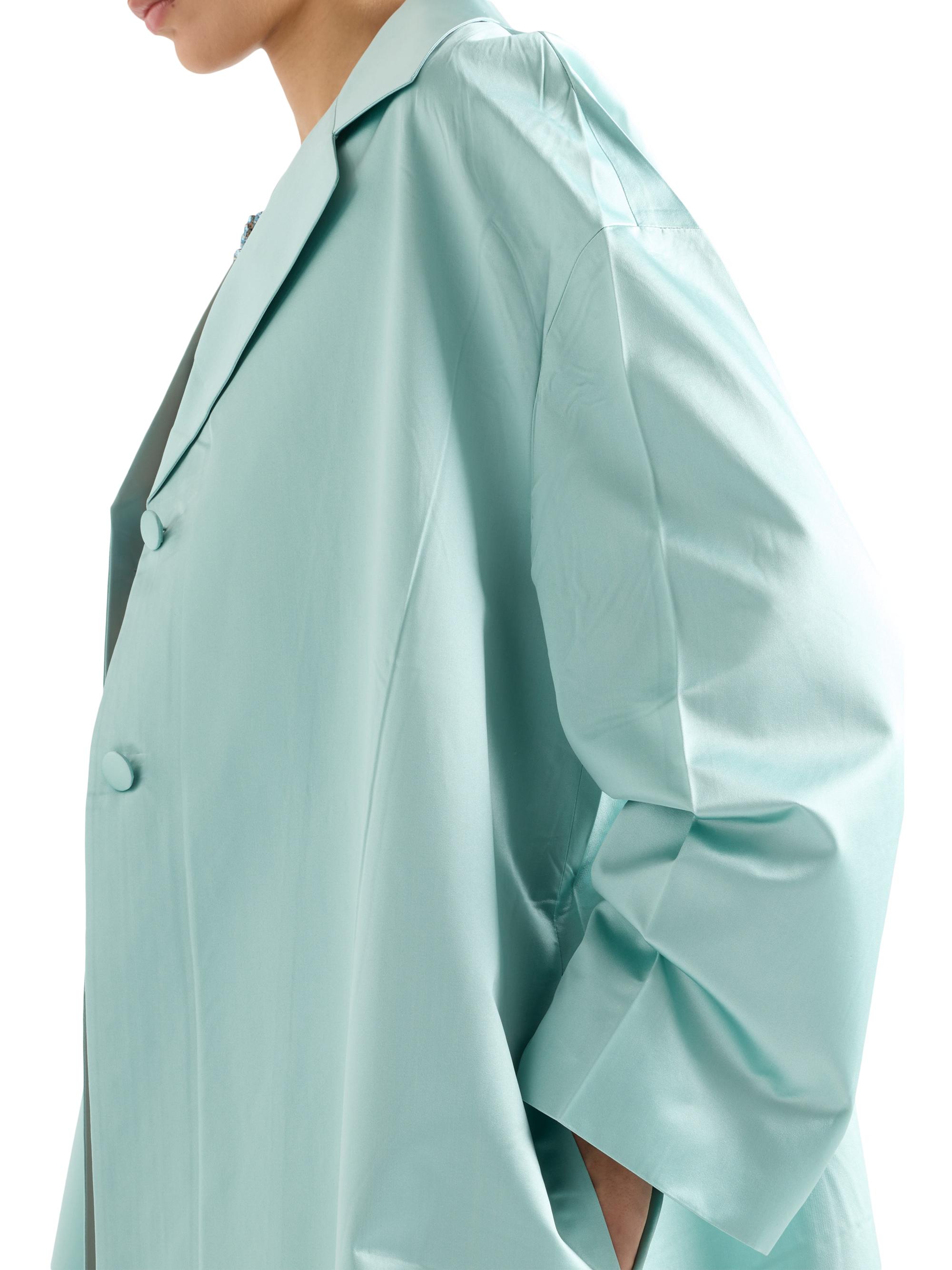 Prada Single-Breasted Duchesse Coat | Saks Fifth Avenue