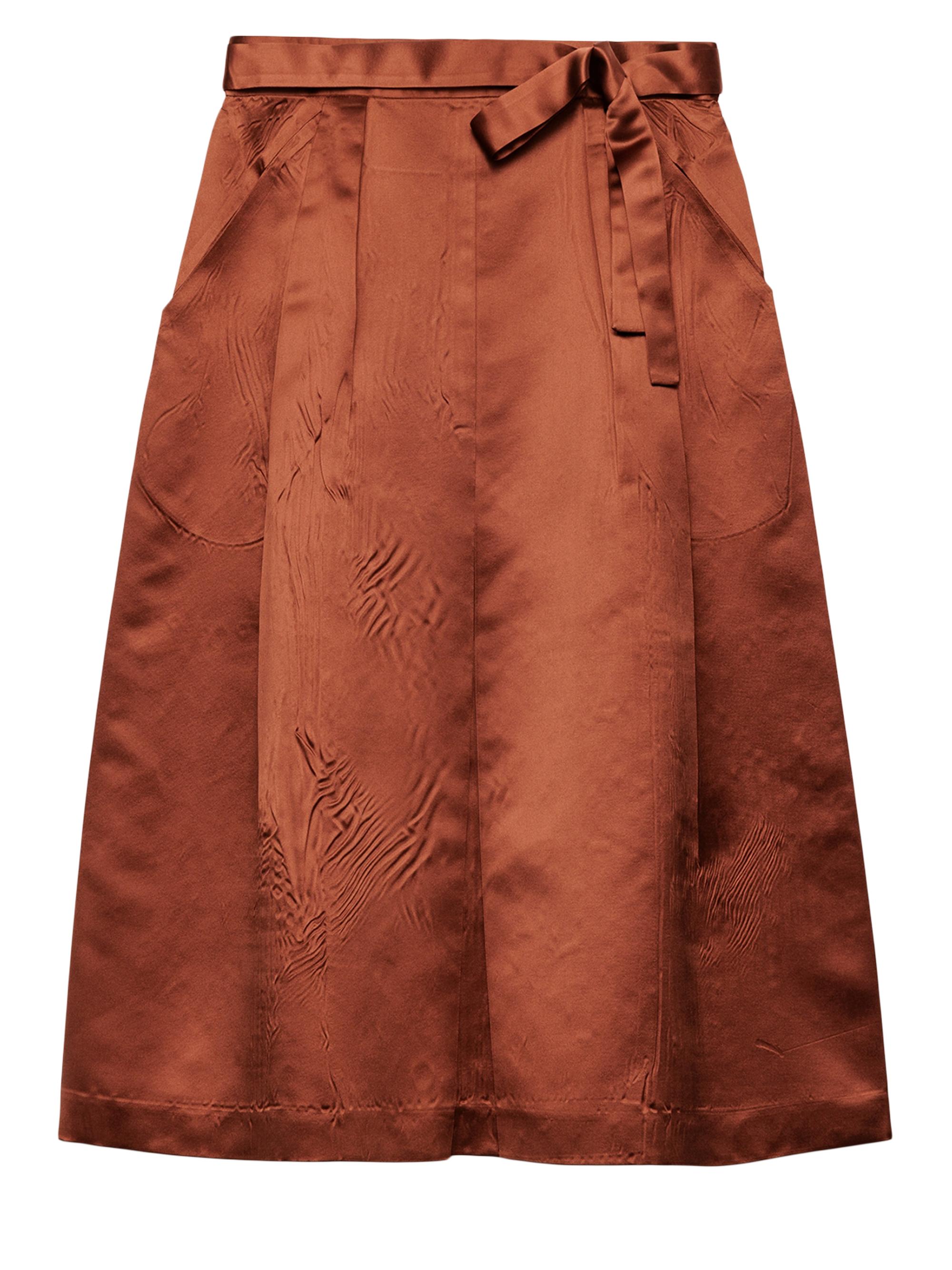 Prada Women's Old Duchesse Skirt - Orange