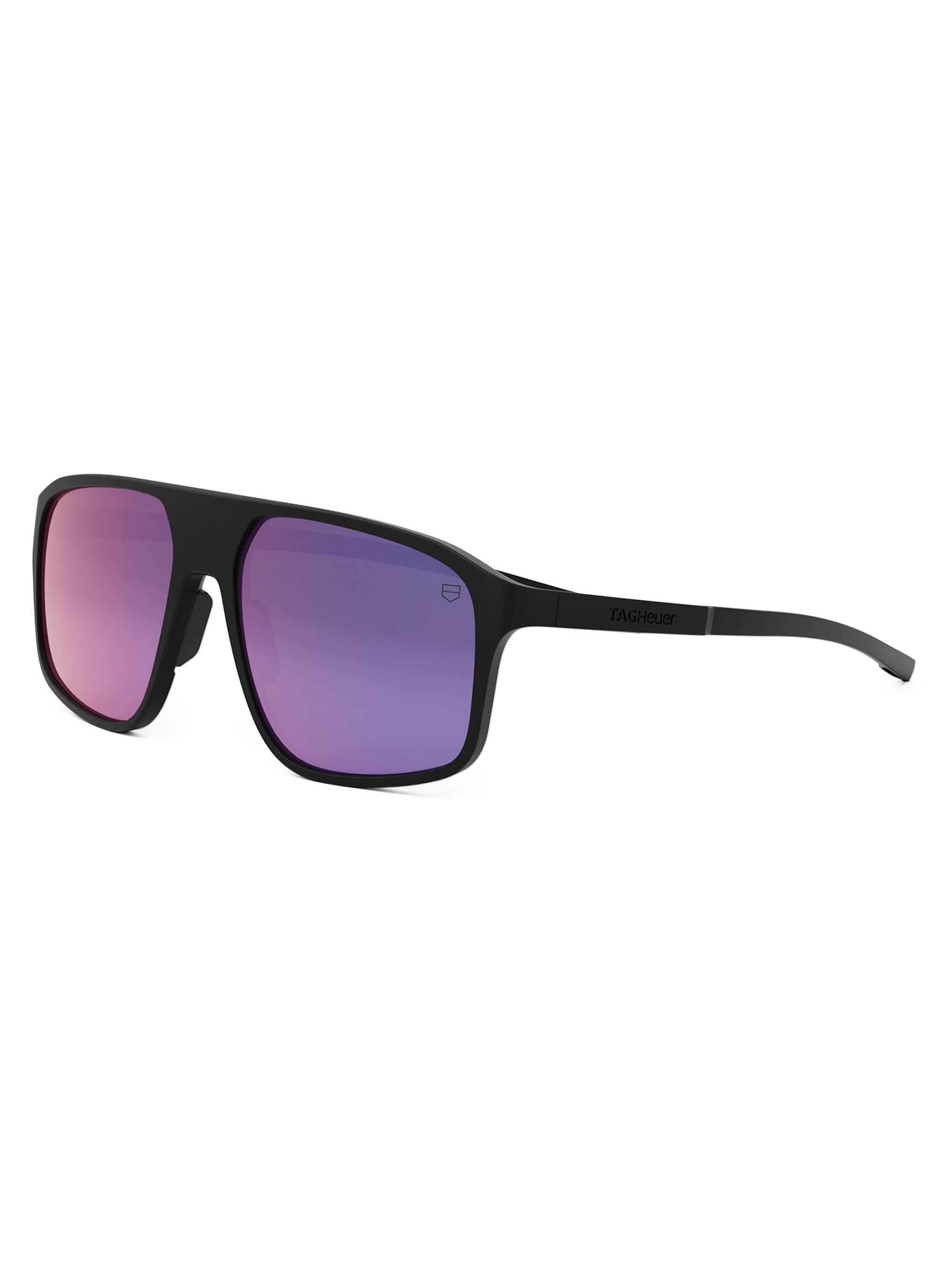 TAG Heuer Men's Bolide 59MM Geometric Sunglasses - Matte Black Purple