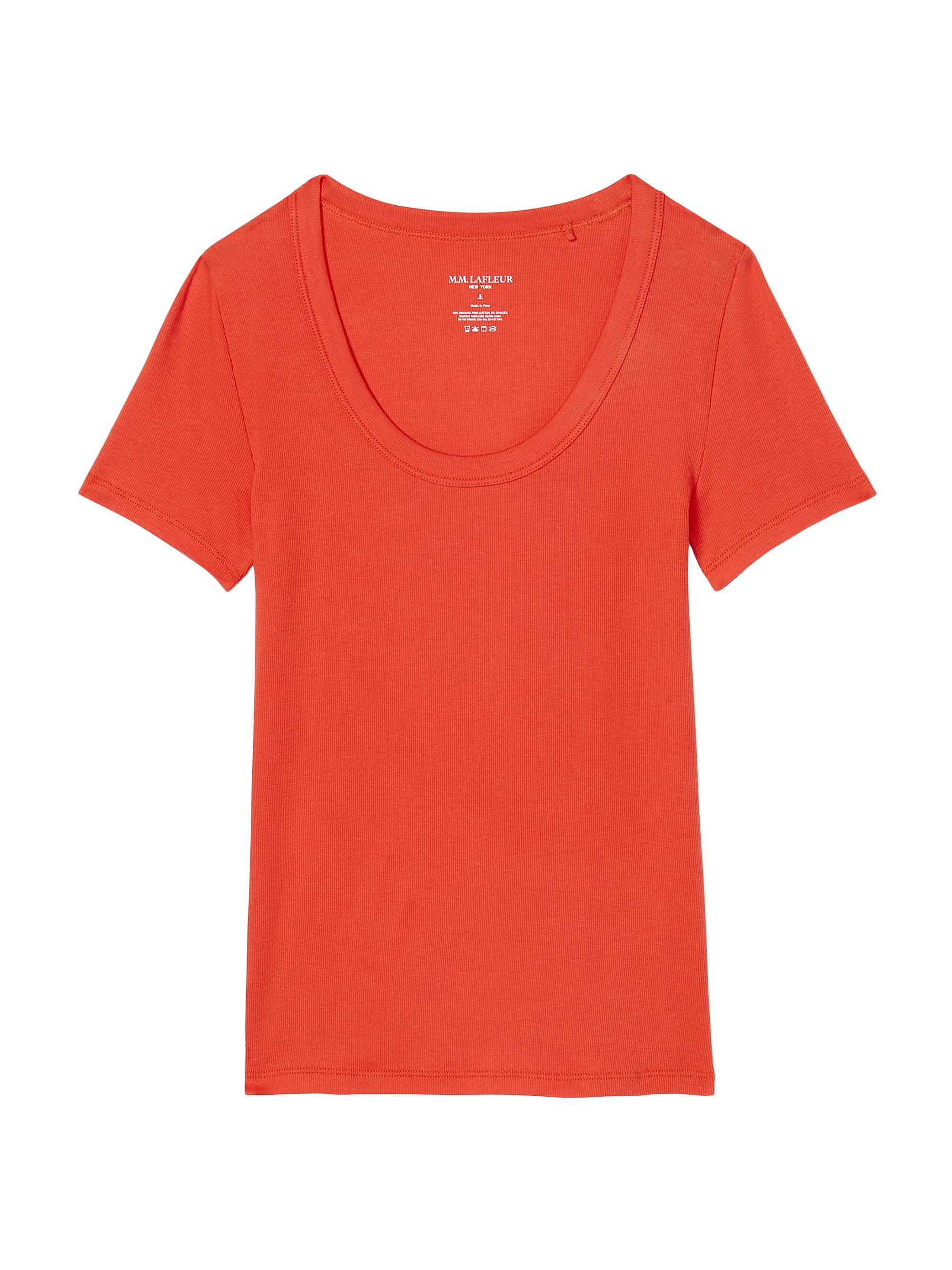 M.M.LaFleur Women's Avi Scoopneck T-Shirt - Marmalade