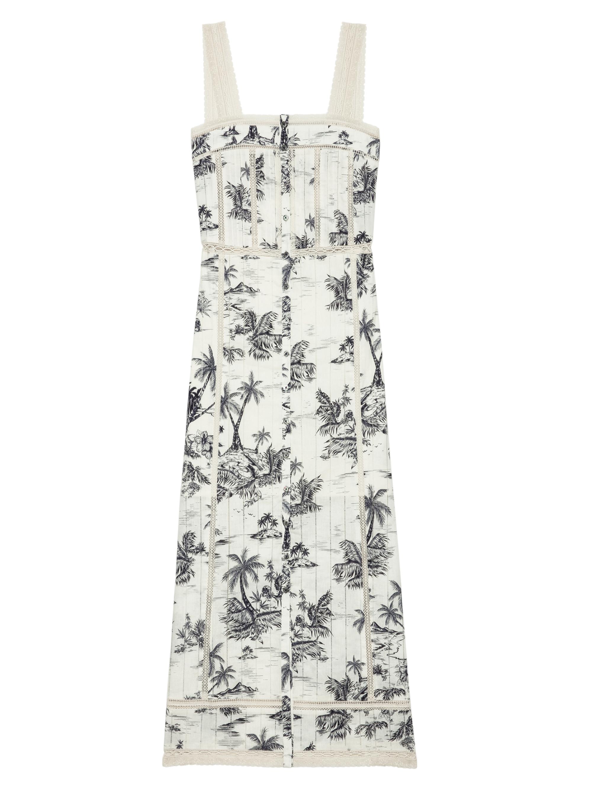 Zadig & Voltaire Women's Renaid Tropical Island Maxi Dress - Ecru