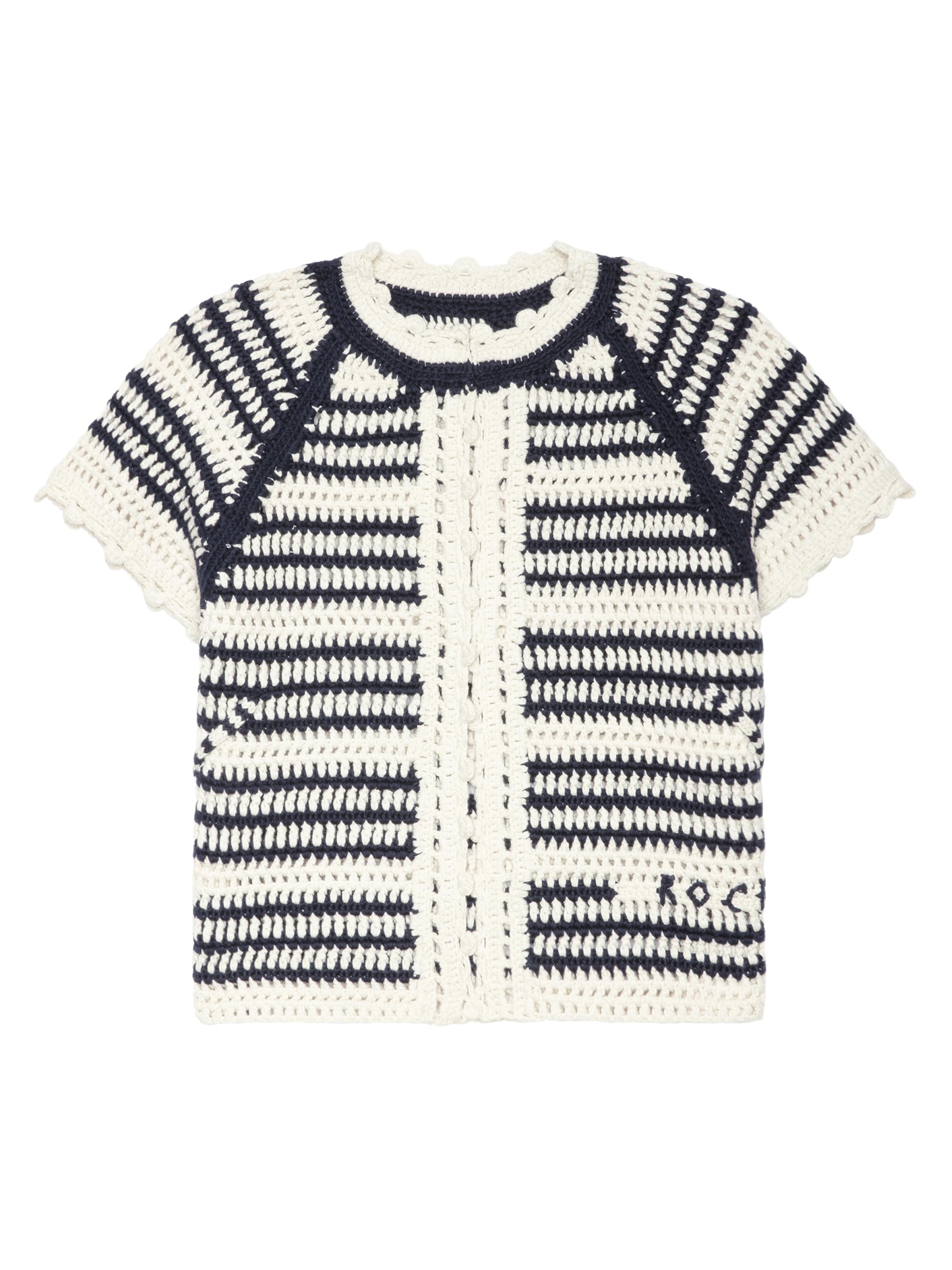 Zadig & Voltaire Women's Zelie Short-Sleeve Cardigan - Ecru