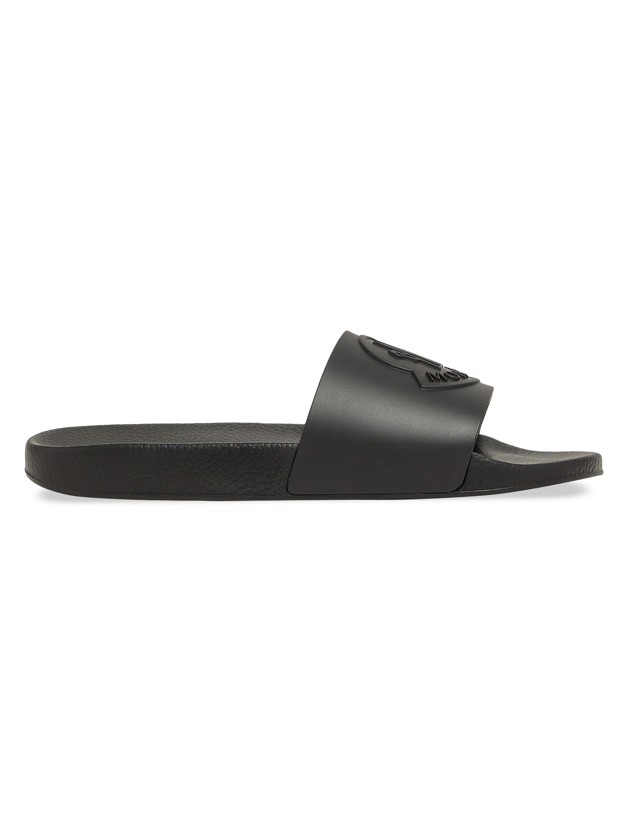 Moncler Men's Basile Slides in Rubber