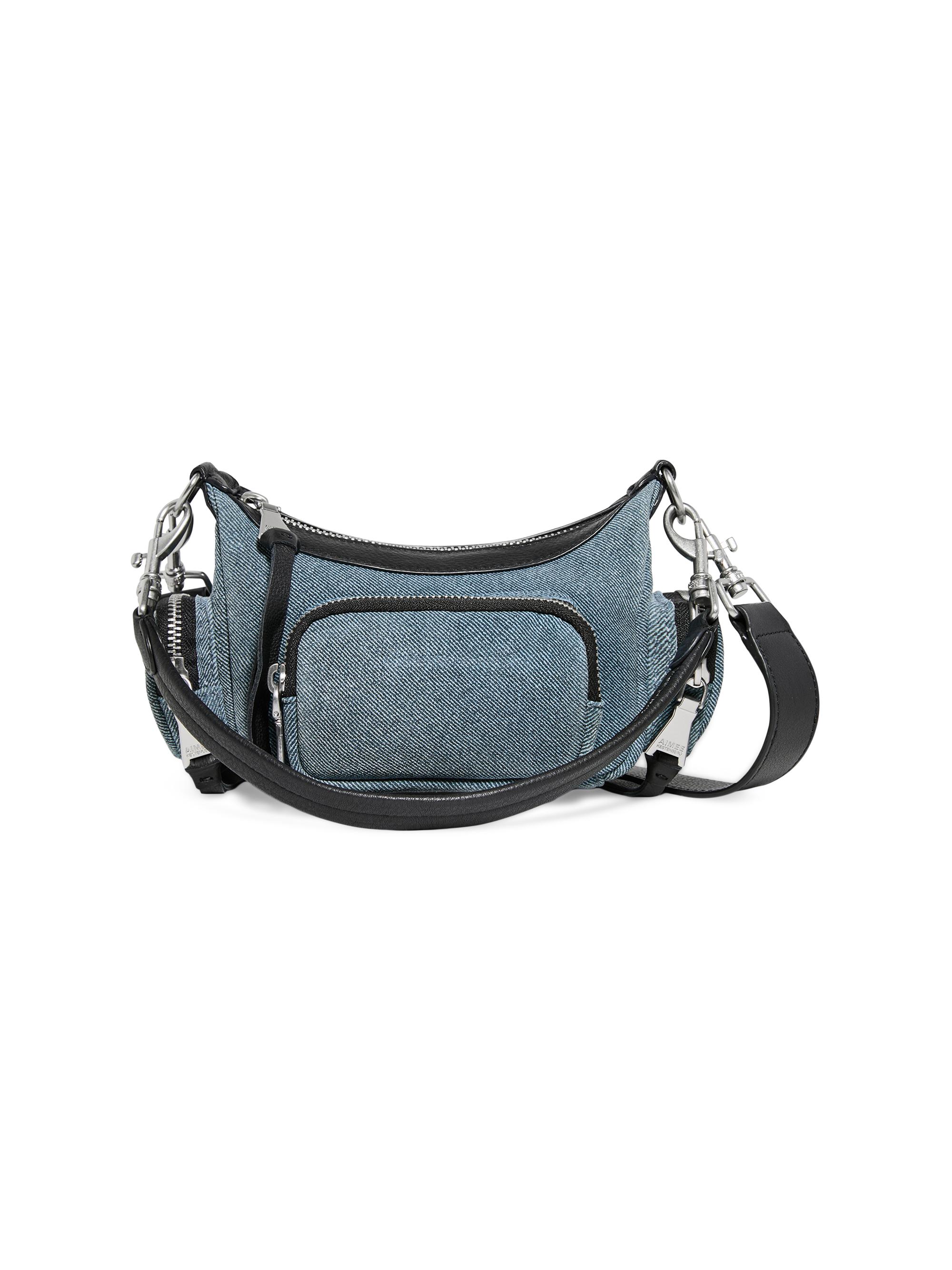 Aimee Kestenberg Women's Away We Go Leather Mini Convertible Shoulder Bag - Bright Denim Leather