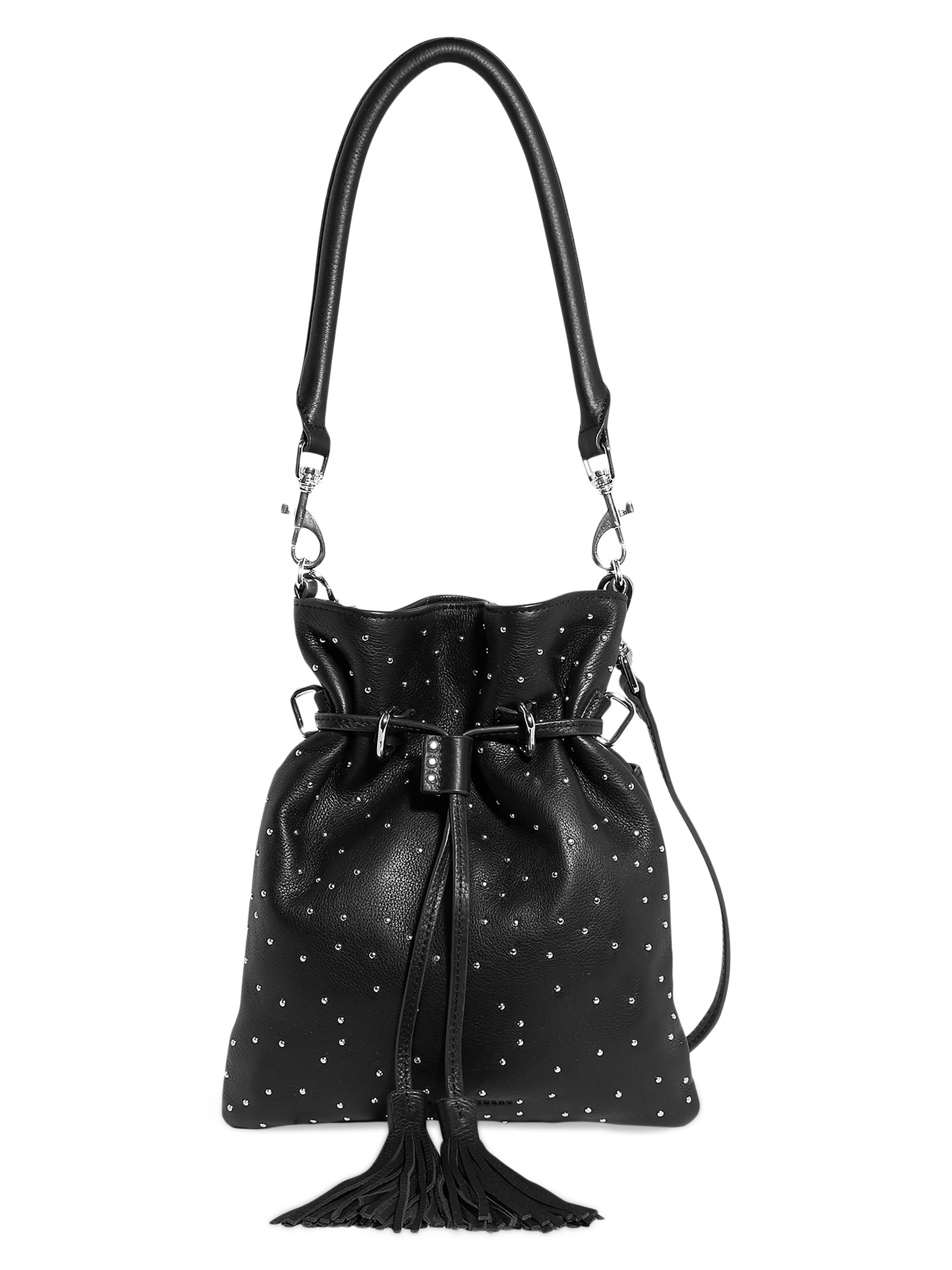 Aimee Kestenberg Women's Crosby Leather Drawstring Crossbody Bag - Scattered Studs
