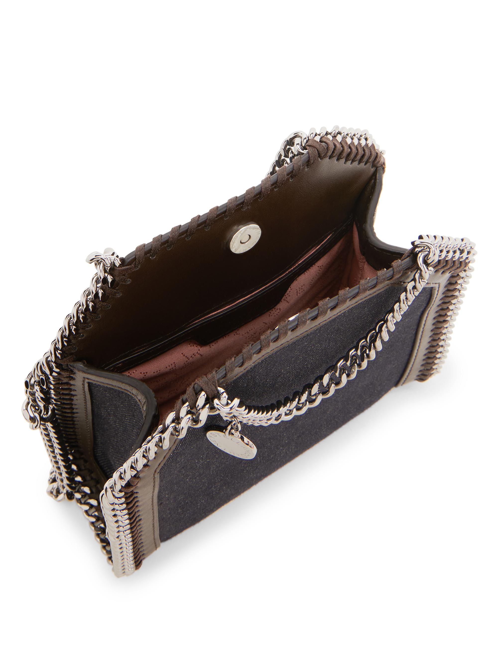 Stella McCartney Tiny Falabella Denim Shoulder Bag | Saks Fifth Avenue