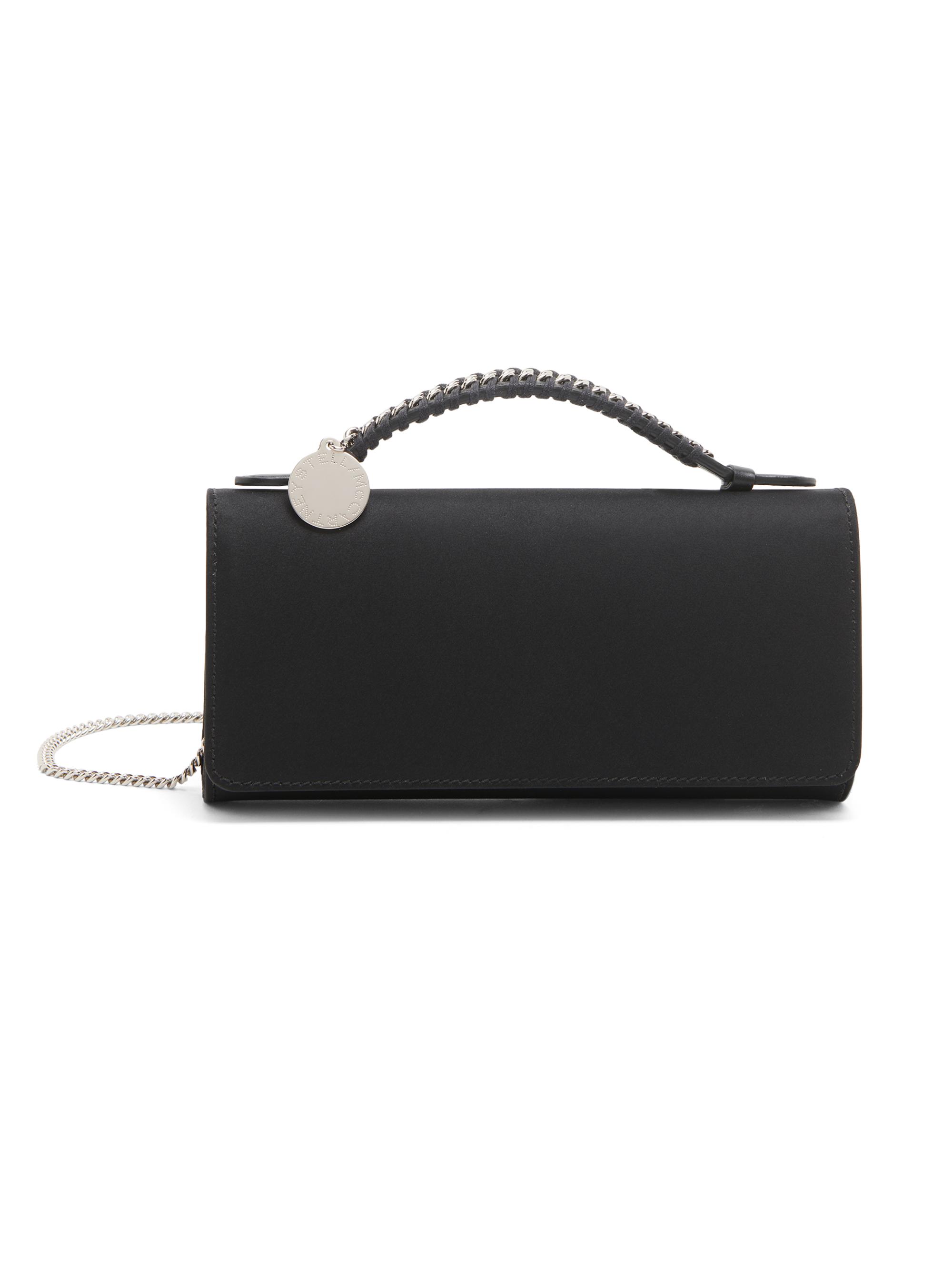 STELLA McCARTNEY ホログラフィック クラッチバッグ STELLA MCCARTNEY The Falabella medium vegetarian brushed-leather