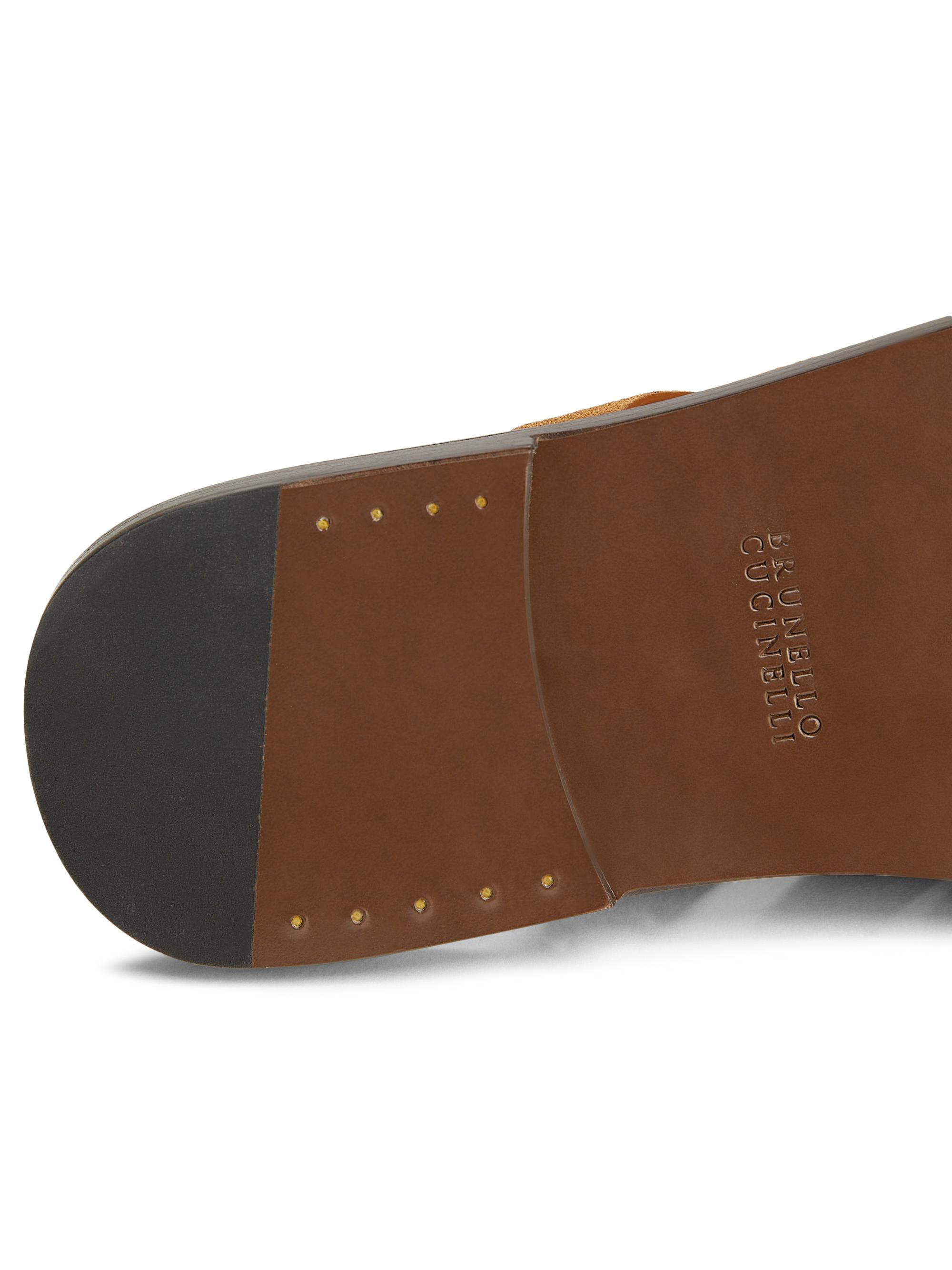 Brunello Cucinelli Woven Suede Sandals | Saks Fifth Avenue