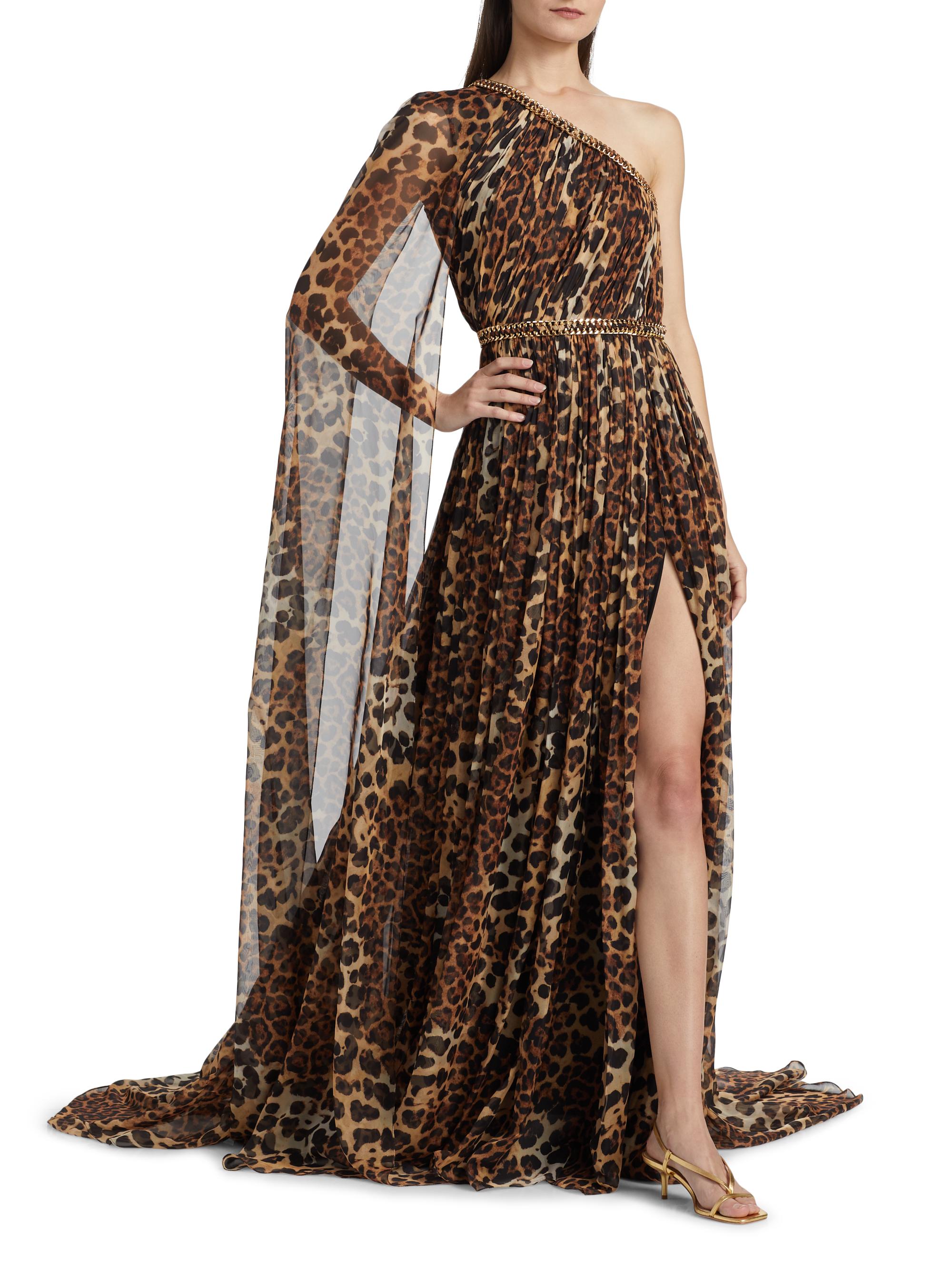 sachin and babi light blue dress Leopard boohoo Print Puff Sleeve Milkmaid Skater Dress main image 0