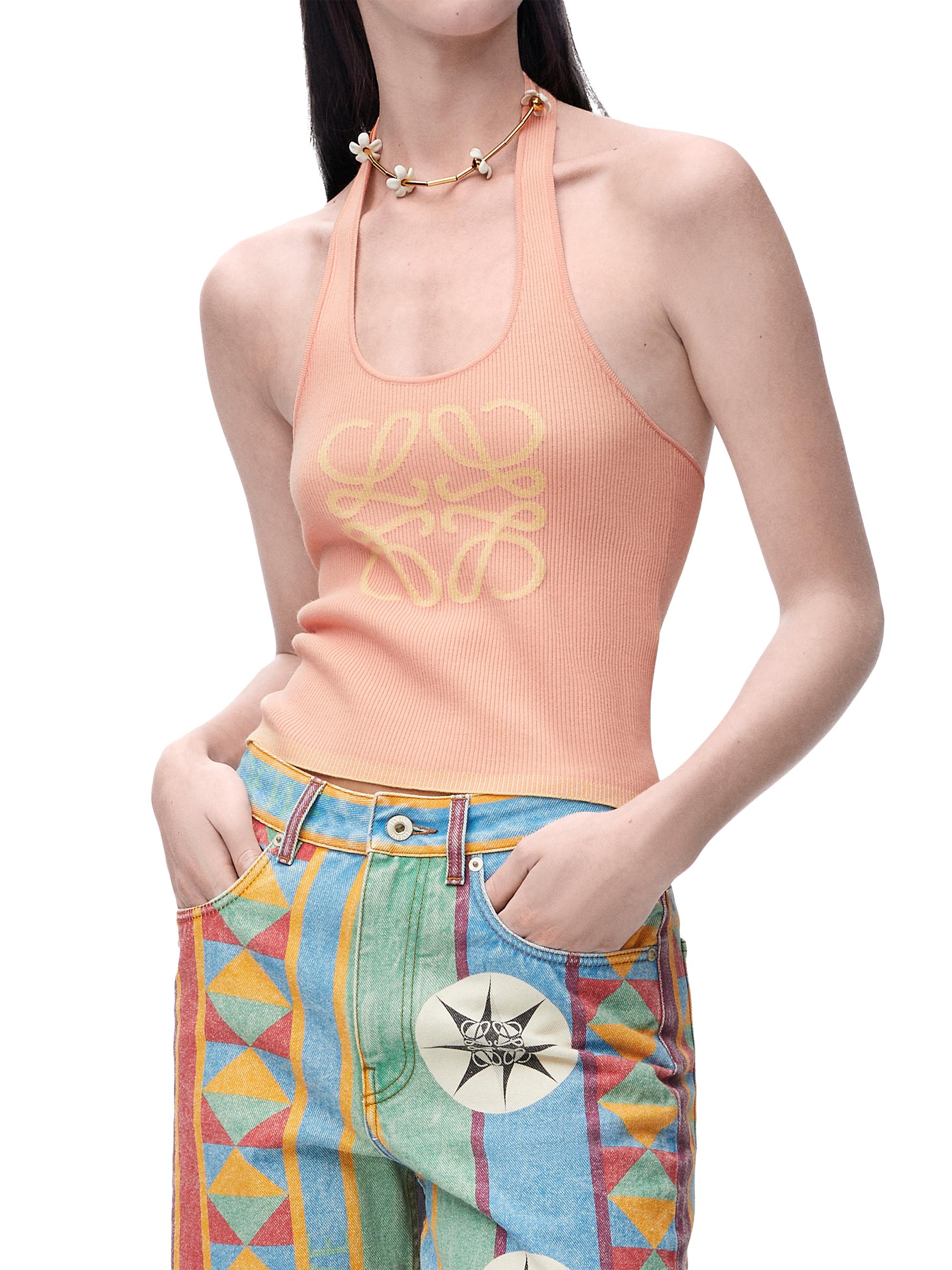 LOEWE LOEWE x Paula's Ibiza Logo Halterneck Tank | Saks Fifth Avenue