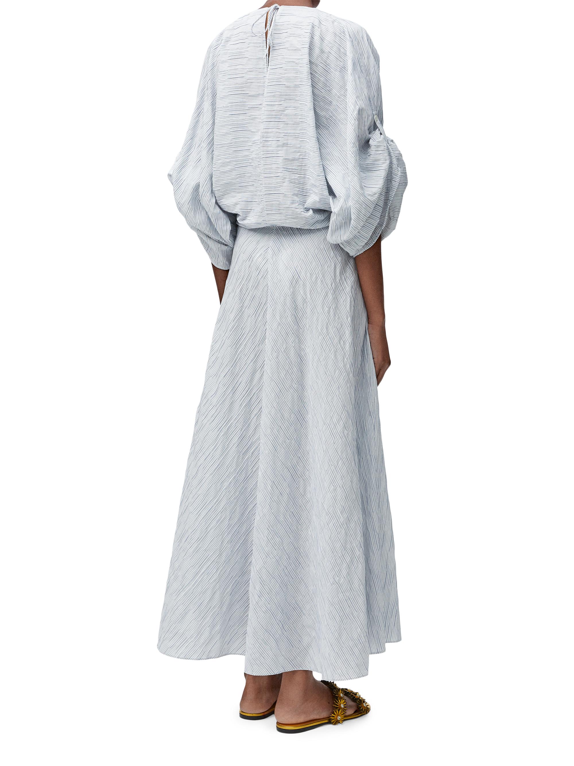 LOEWE LOEWE x Paula's Ibiza Striped Long-Sleeve Caftan