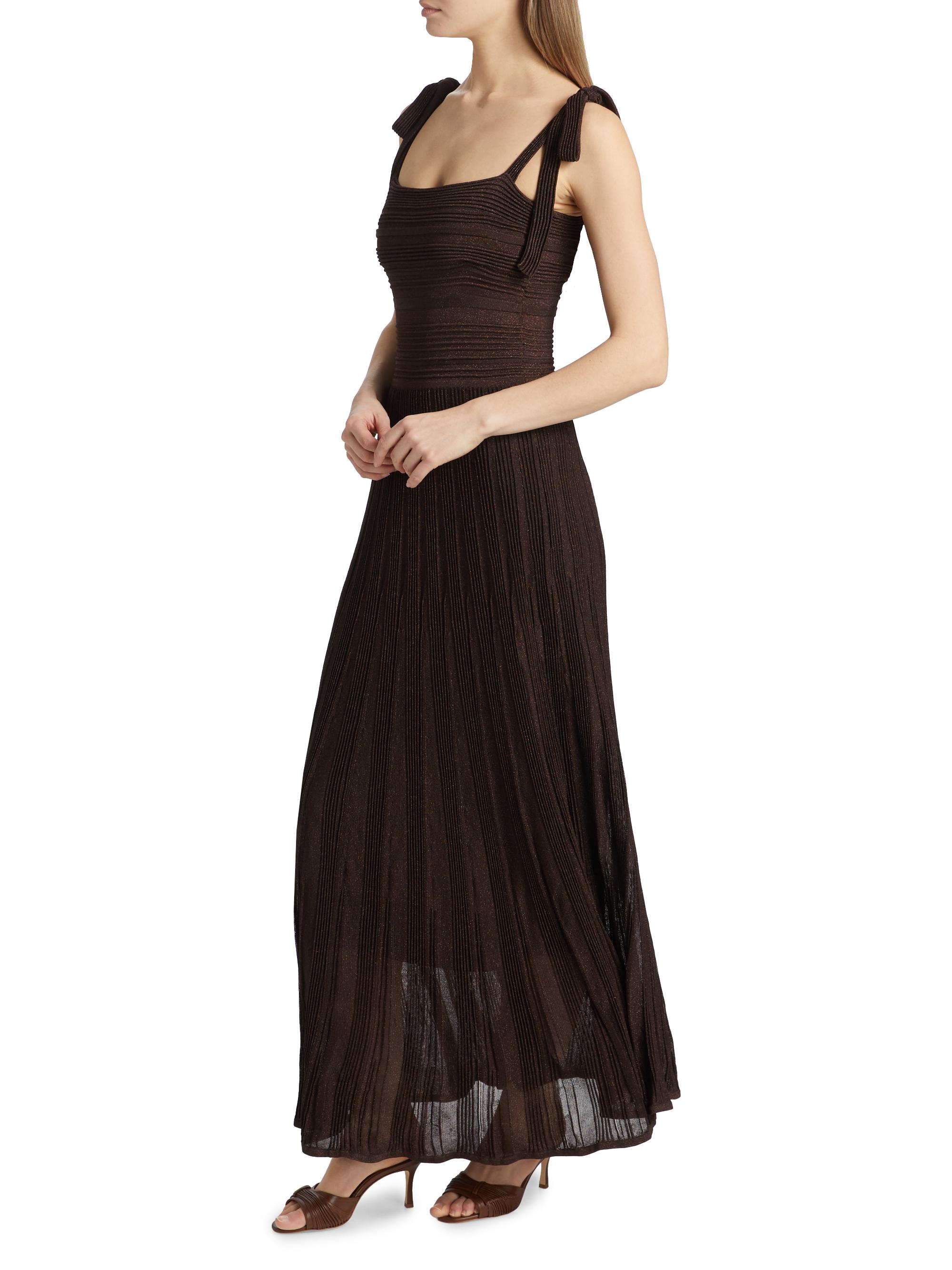 Zimmermann Lucky Metallic Tie Dress | Saks Fifth Avenue