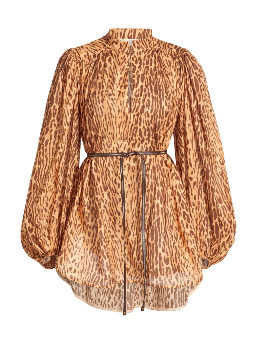 Zimmermann Cascadian Printed Long-Sleeve Top | Saks Fifth Avenue