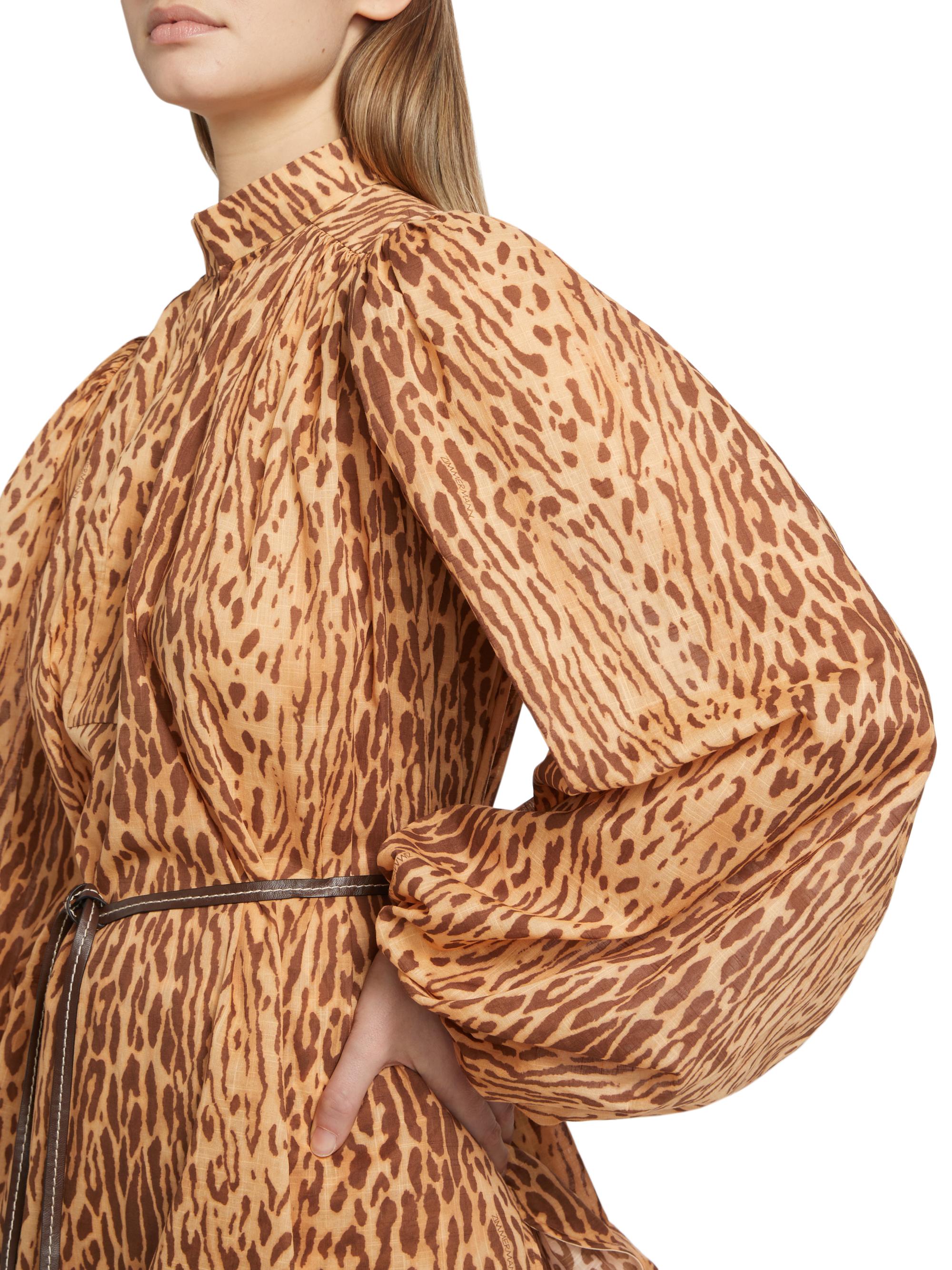 Zimmermann Cascadian Printed Long-Sleeve Top | Saks Fifth Avenue