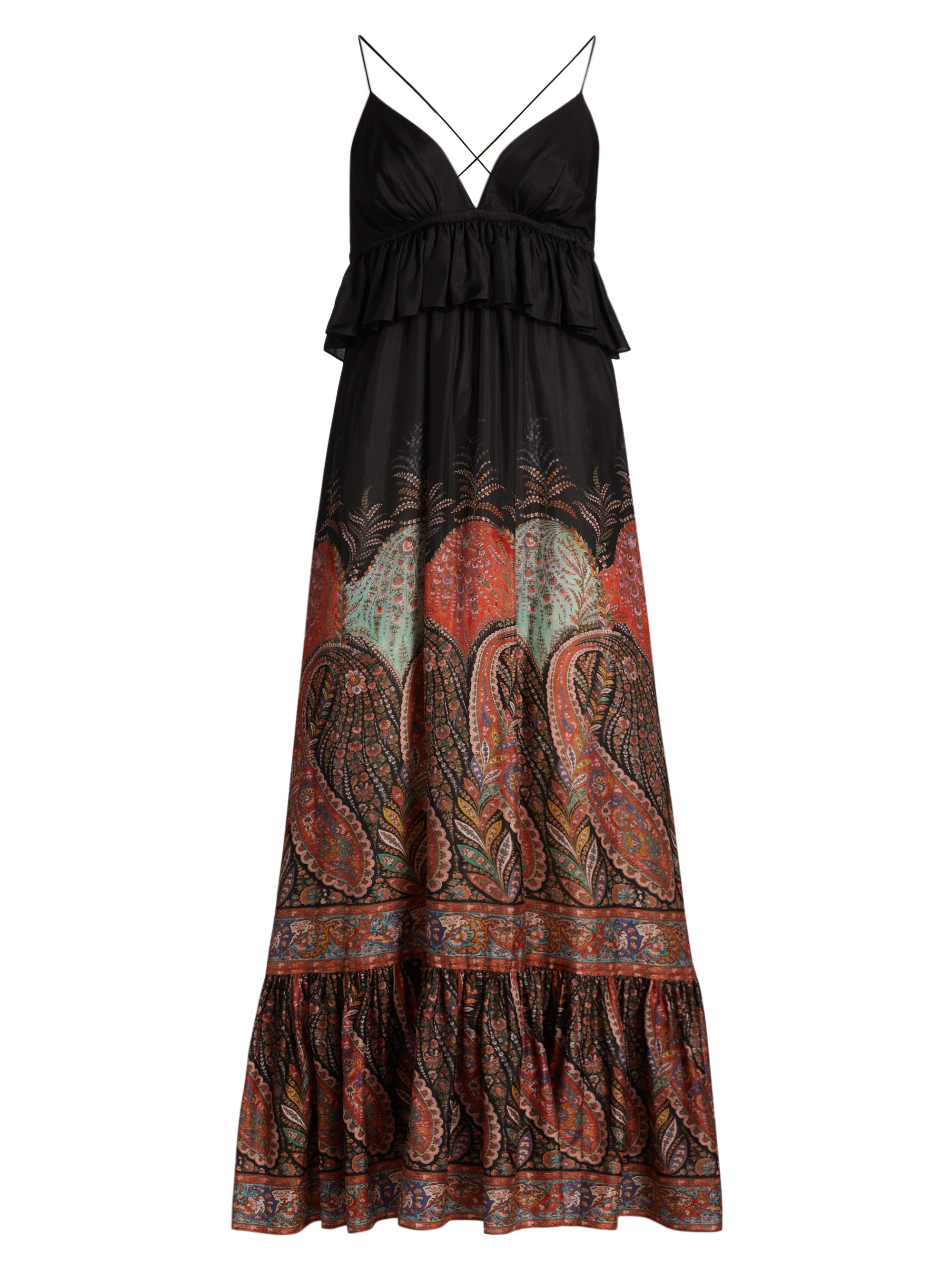 white christmas dresses Zimmermann Illuminate Picnic Dress Lemon Hydrangea