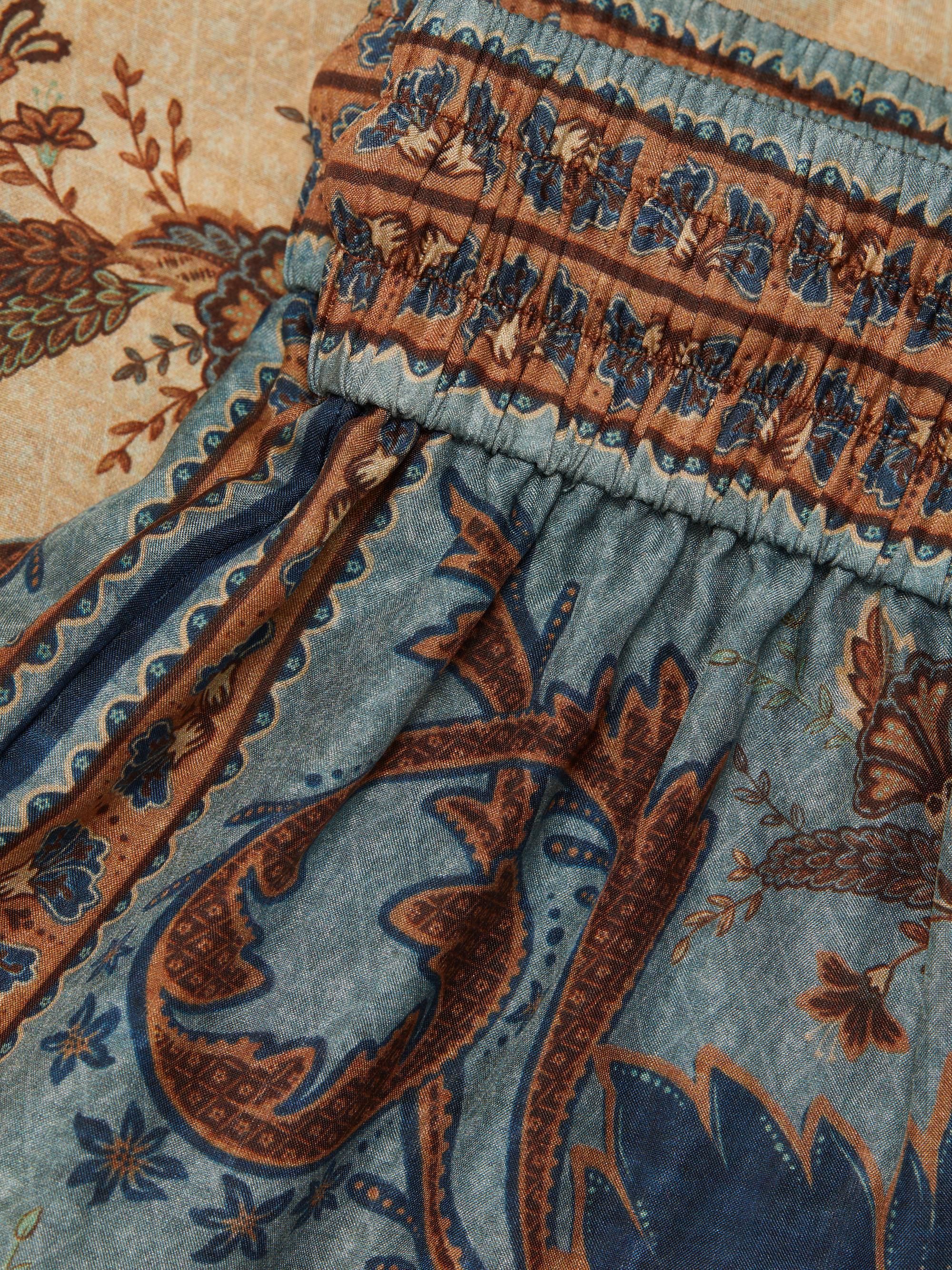 Zimmermann Ascension Printed Silk Relaxed Shorts | Saks Fifth Avenue