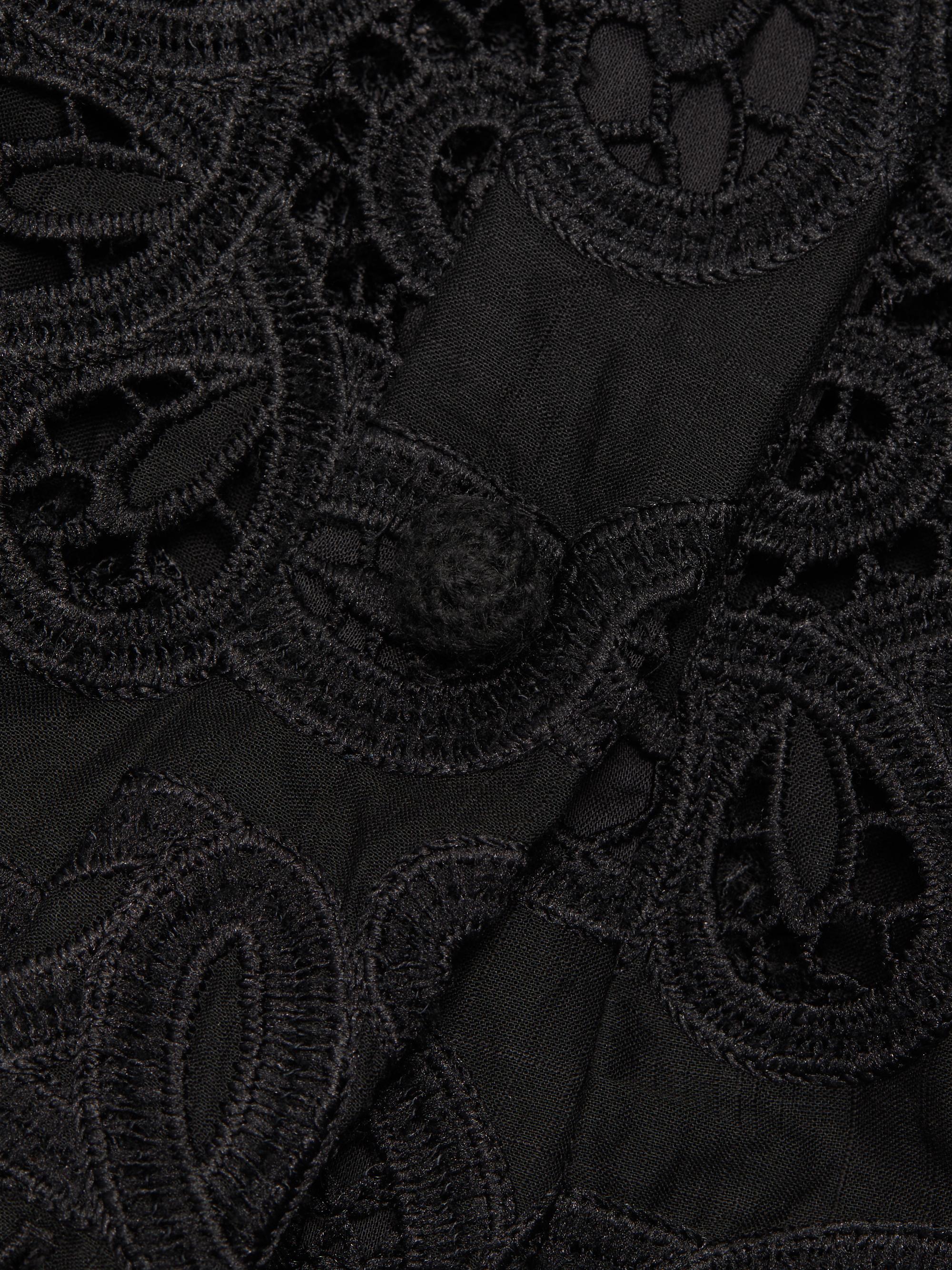 Zimmermann Rhiannon Lace Cotton Button-Front Top | Saks Fifth Avenue