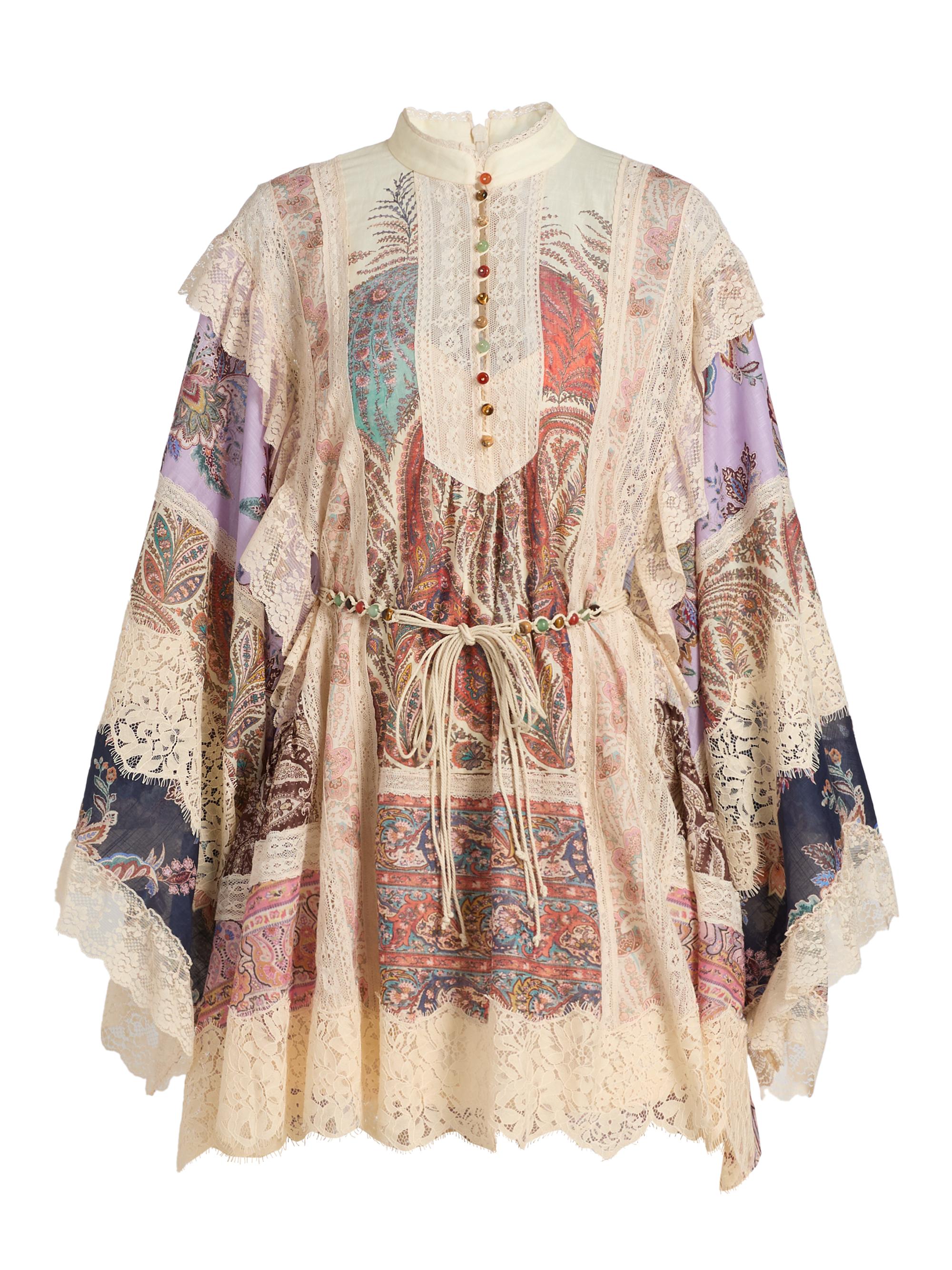 Zimmermann Women's Rhiannon Billow Minidress - Spliced